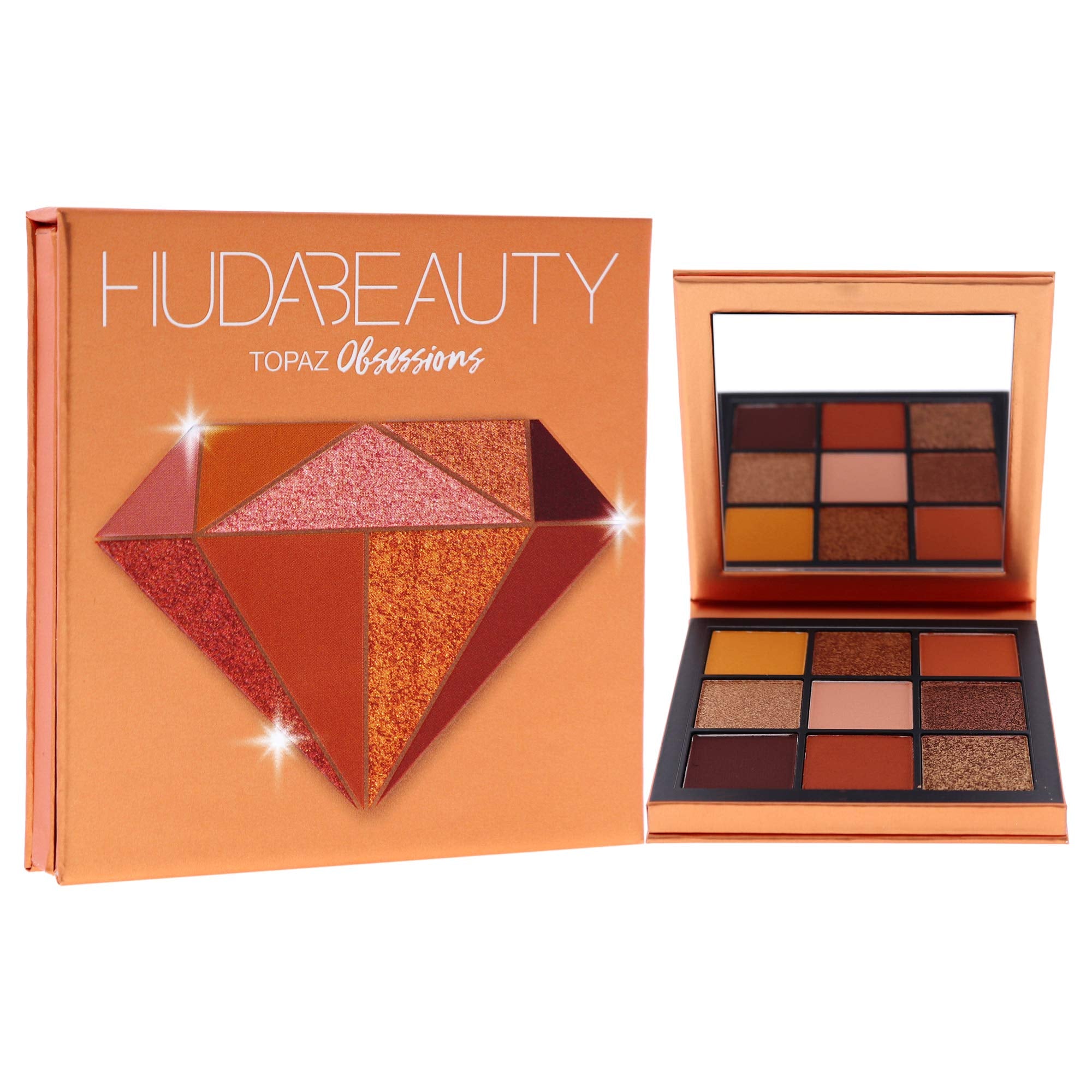 Huda Beauty Obsessions Eyeshadow Palette - Topaz Women Eye Shadow 0.04 oz, Powder