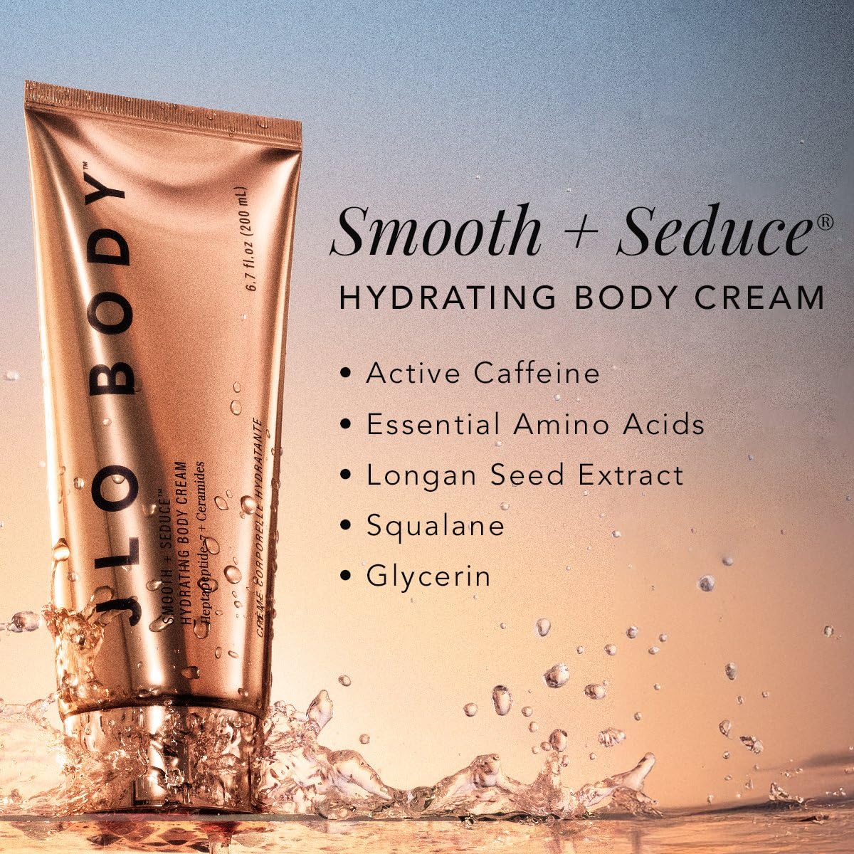 JLO BEAUTY Smooth Seduce Firming Body Cream Peptides - JLO BEAUTY Official Imagery - 3