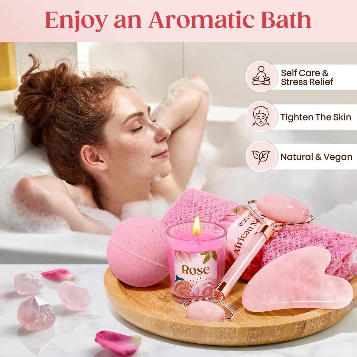 Birthday Gifts for Women Self Care Spa Bath Relaxation Gift - Bofuoos Official Imagery - 5