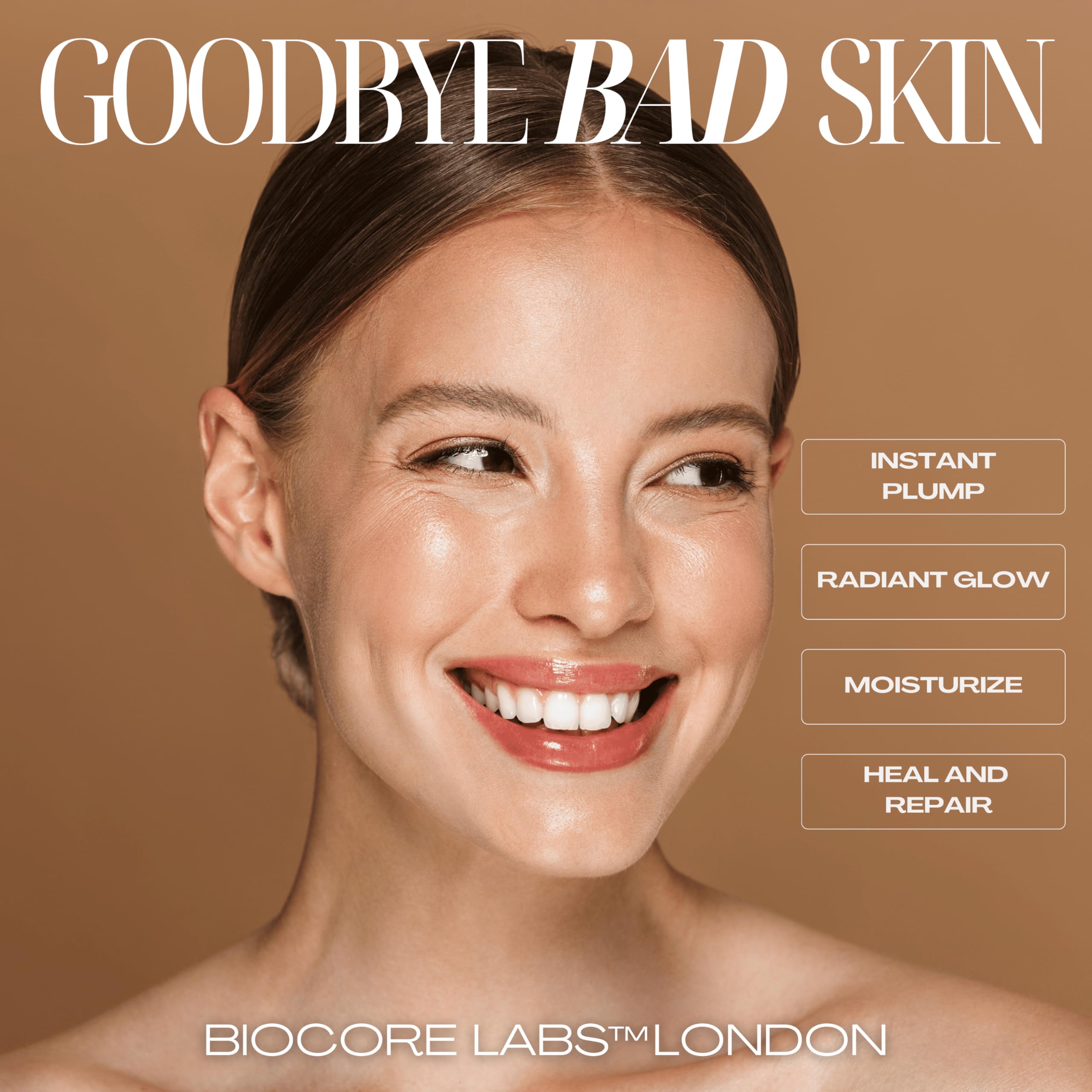 Advanced 3 IN 1 SNAIL MUCIN SUPER SERUM infused with FACELIFT - BIOCORE LABS