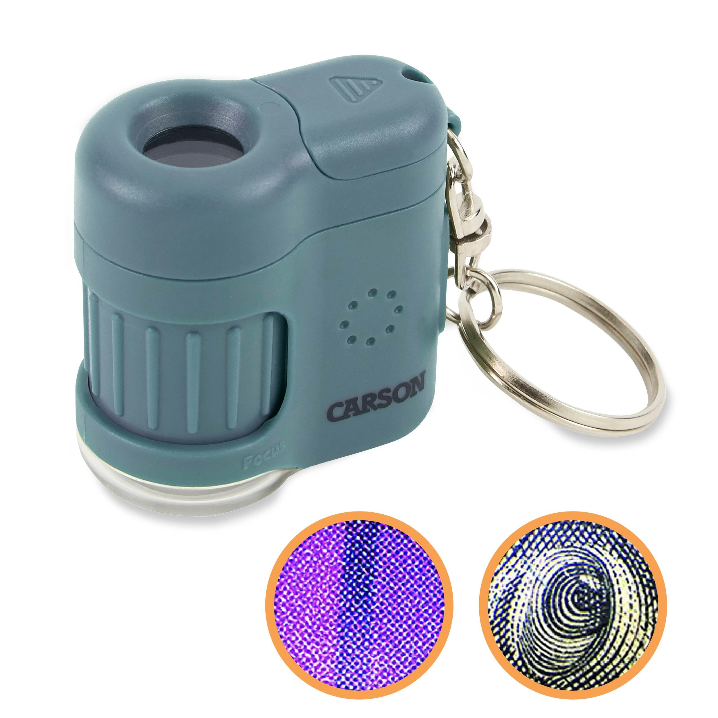 Carson MicroMini 20x LED Lighted Pocket Microscope Keychain - Carson Official Product View 1