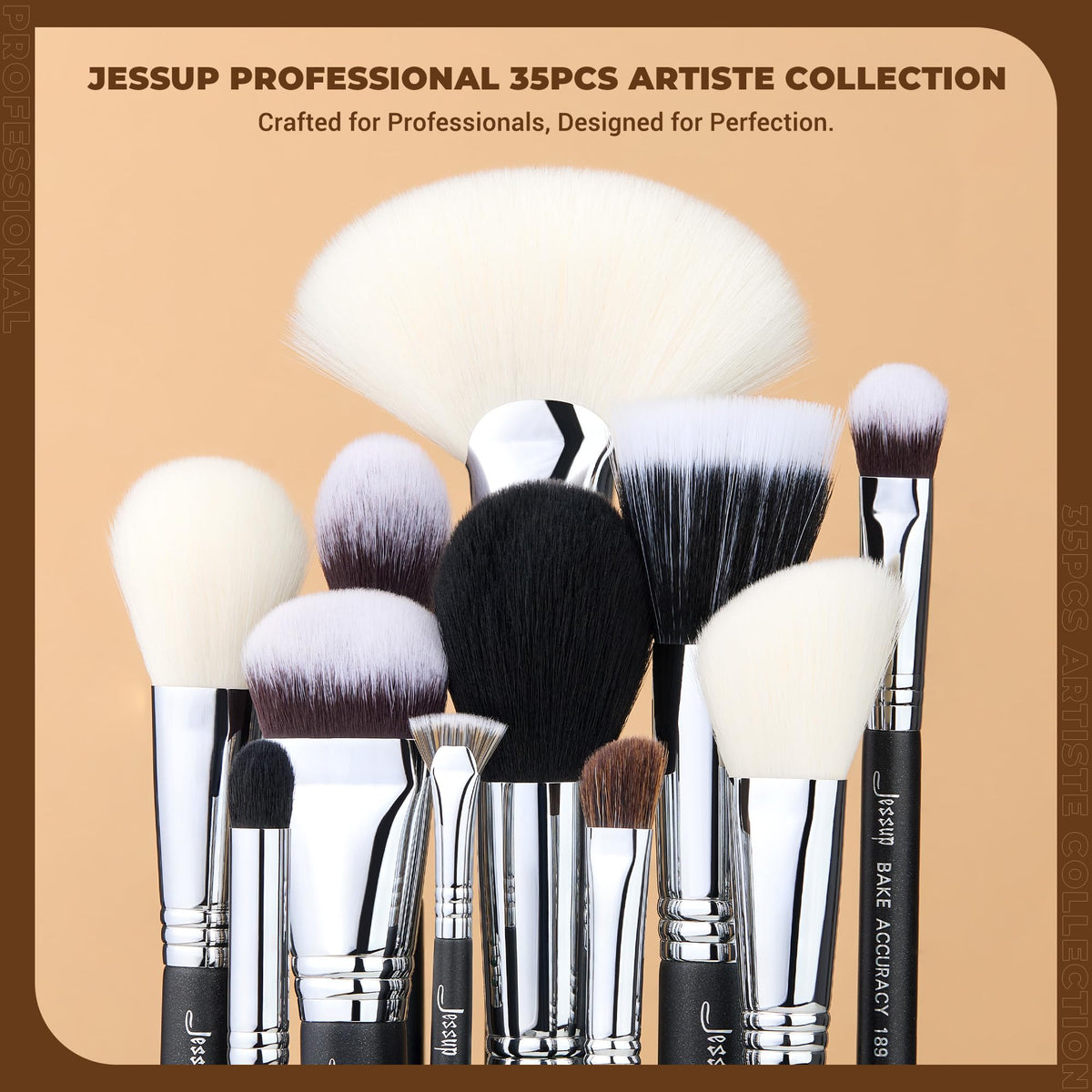 Jessup Makeup Brushes Set Professional 35pcs Face Eye Make - Jessup Official Imagery - 3