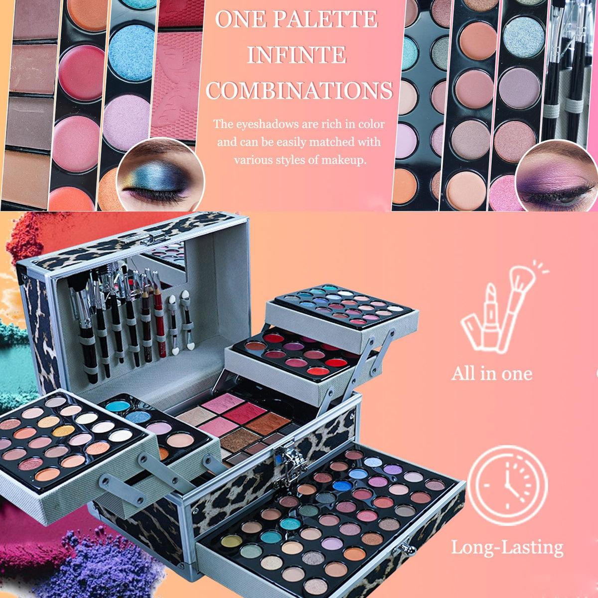 RoseFlower All in One Professional Makeup Kit Makeup Set - RoseFlower Official Imagery - 5