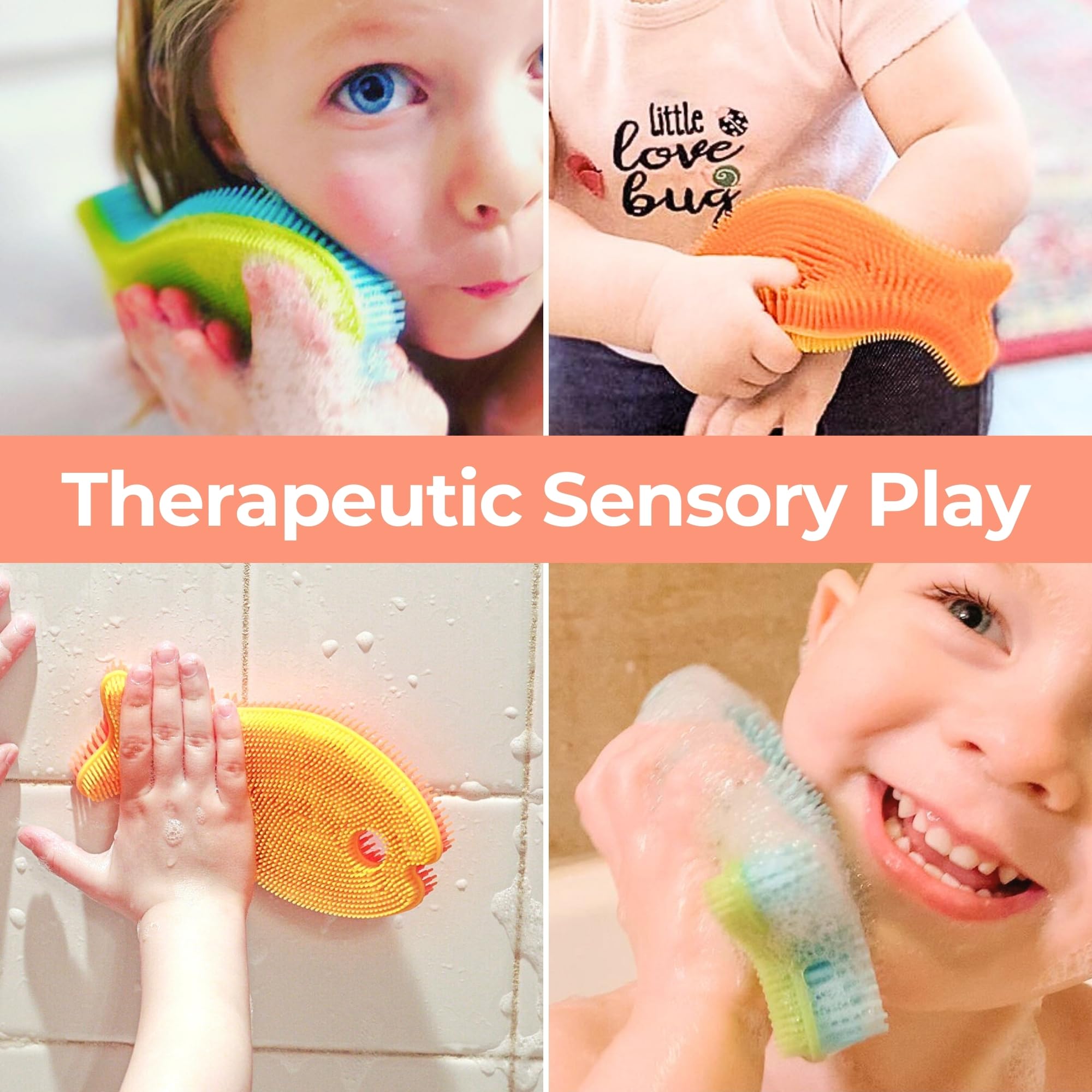 Innobaby Bathin' Smart Silicone Bath Scrub for Babies Toddlers and Adults in - Innobaby Official Product View 8