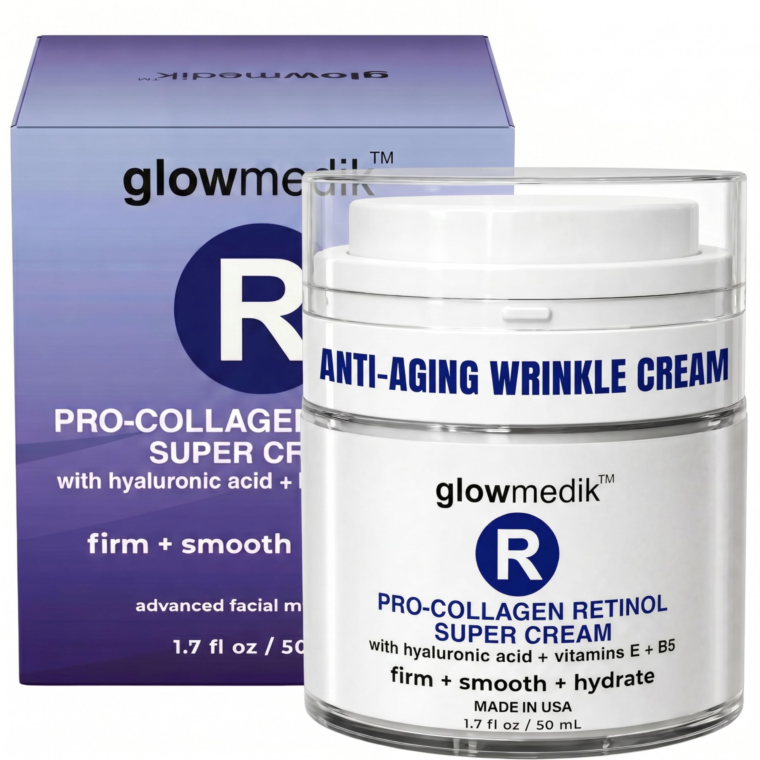 Retinol Night Cream for Wrinkles - Glowmedik Official Imagery - 2