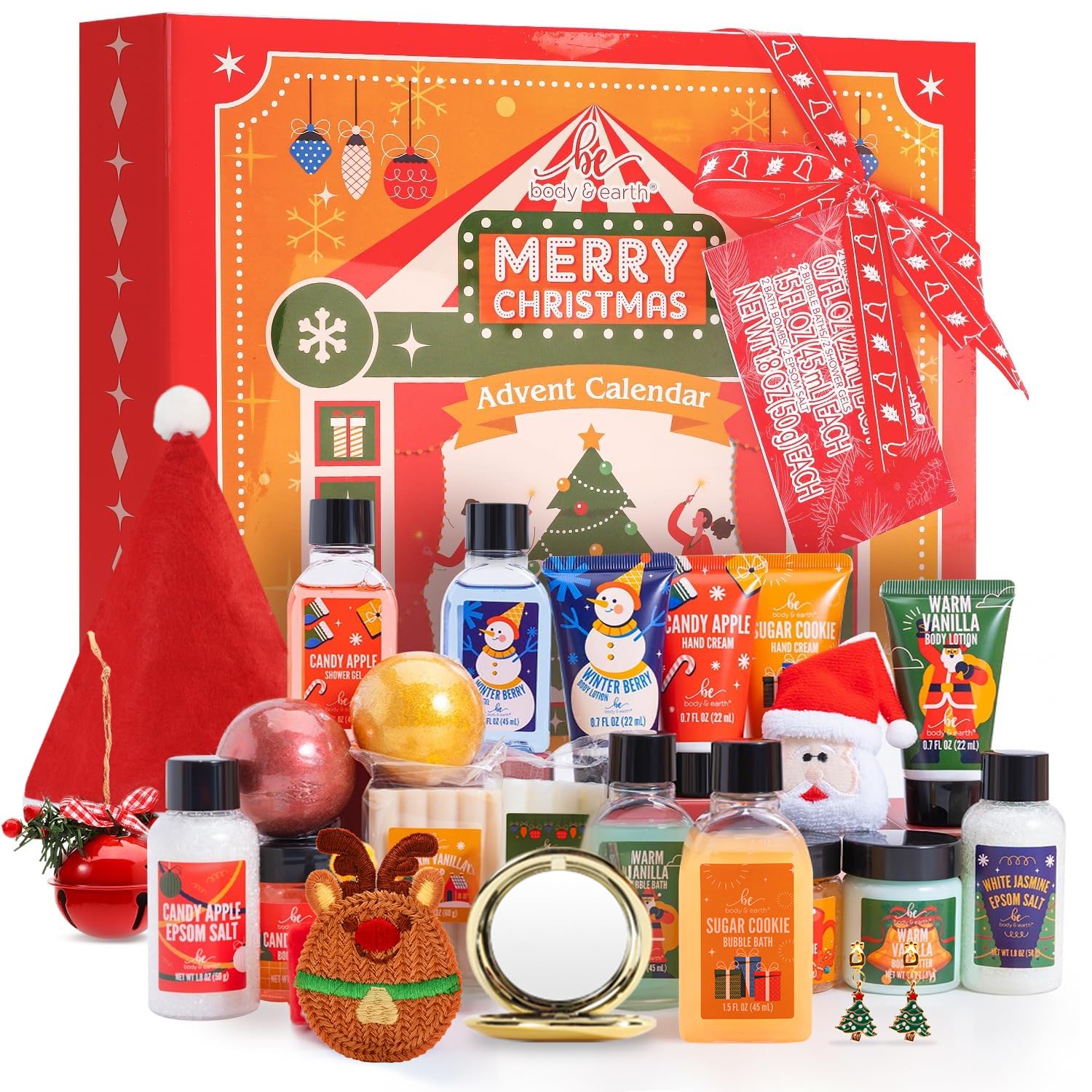 Advent Calendar 2025 Christmas Gifts for Women 24-Piece Beauty - # BFFLOVE