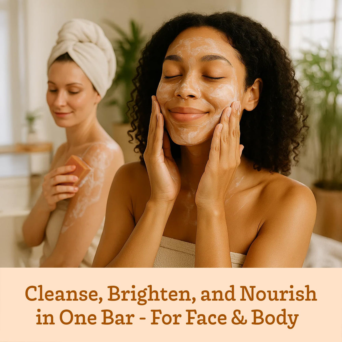 Southern Natural Turmeric Soap Bar 3 Pack For Face Body With - Southern Natural Official Imagery - 7