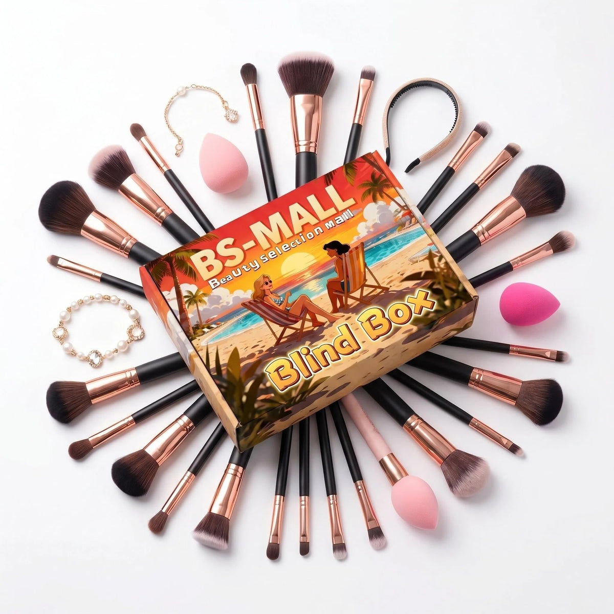 BS MALL Makeup Brushes Beauty Tools Assortment Box Curated - BS-MALL Official Imagery - 4