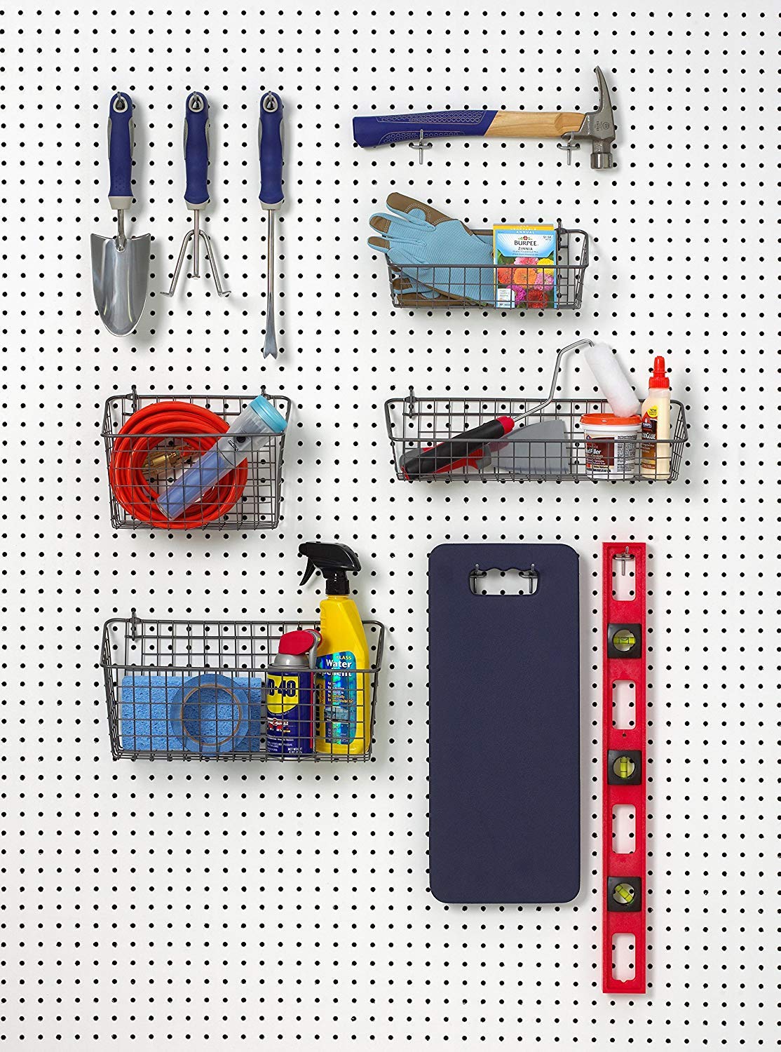 Spectrum Pegboard Wall Mount Wire Basket Extra Large - Premium Selection Official Imagery - 5