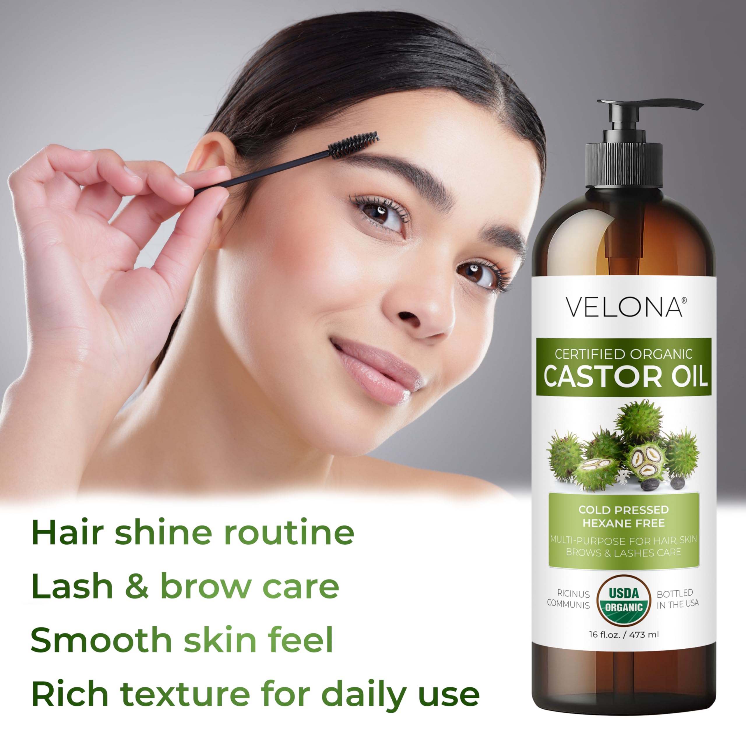 velona USDA Organic Castor Oil - velona Official Imagery - 4