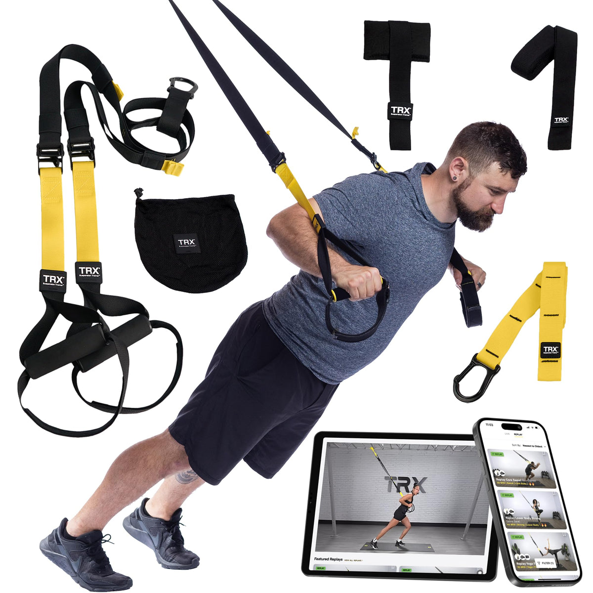 TRX All In One Home Gym System Complete Suspension Training - TRX Official Imagery - 1