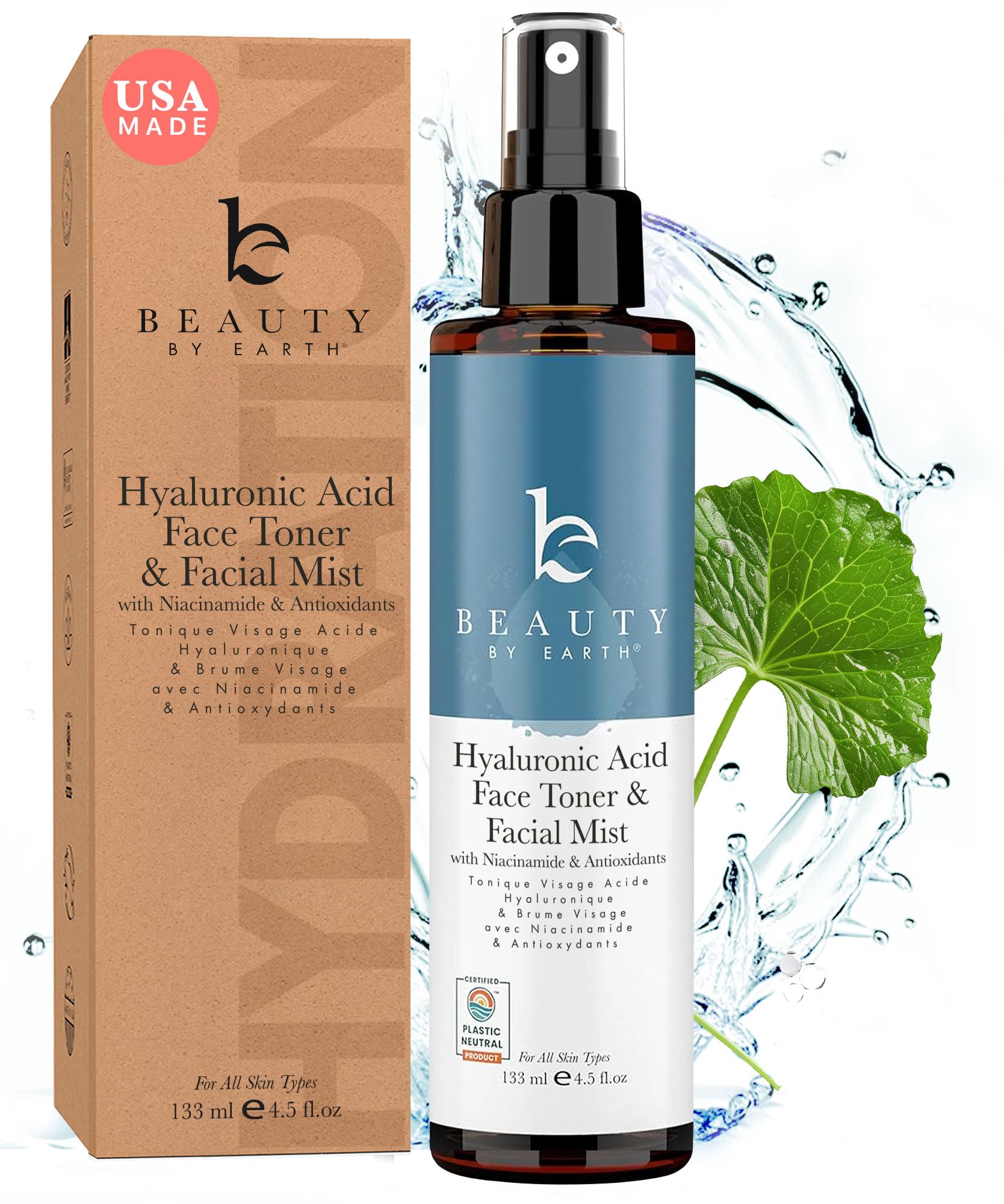Hyaluronic Acid Toner for Face - Beauty by Earth Official Imagery - 2