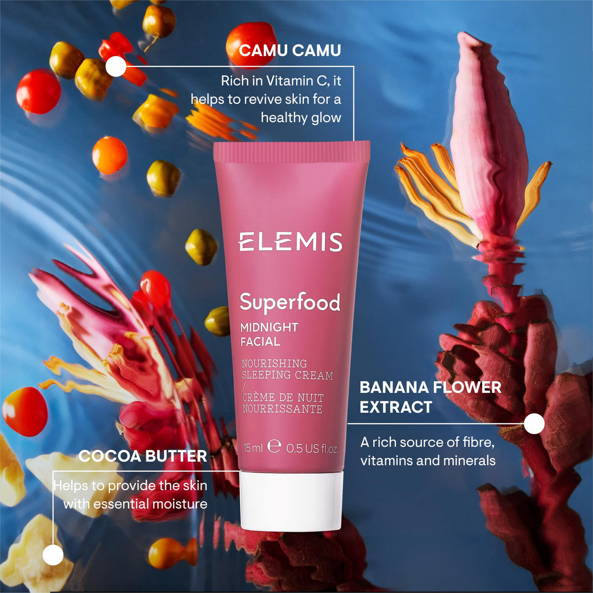 ELEMIS Superfood Midnight Facial Moisturizing Prebiotic Face - Premium Selection Official Imagery - 7
