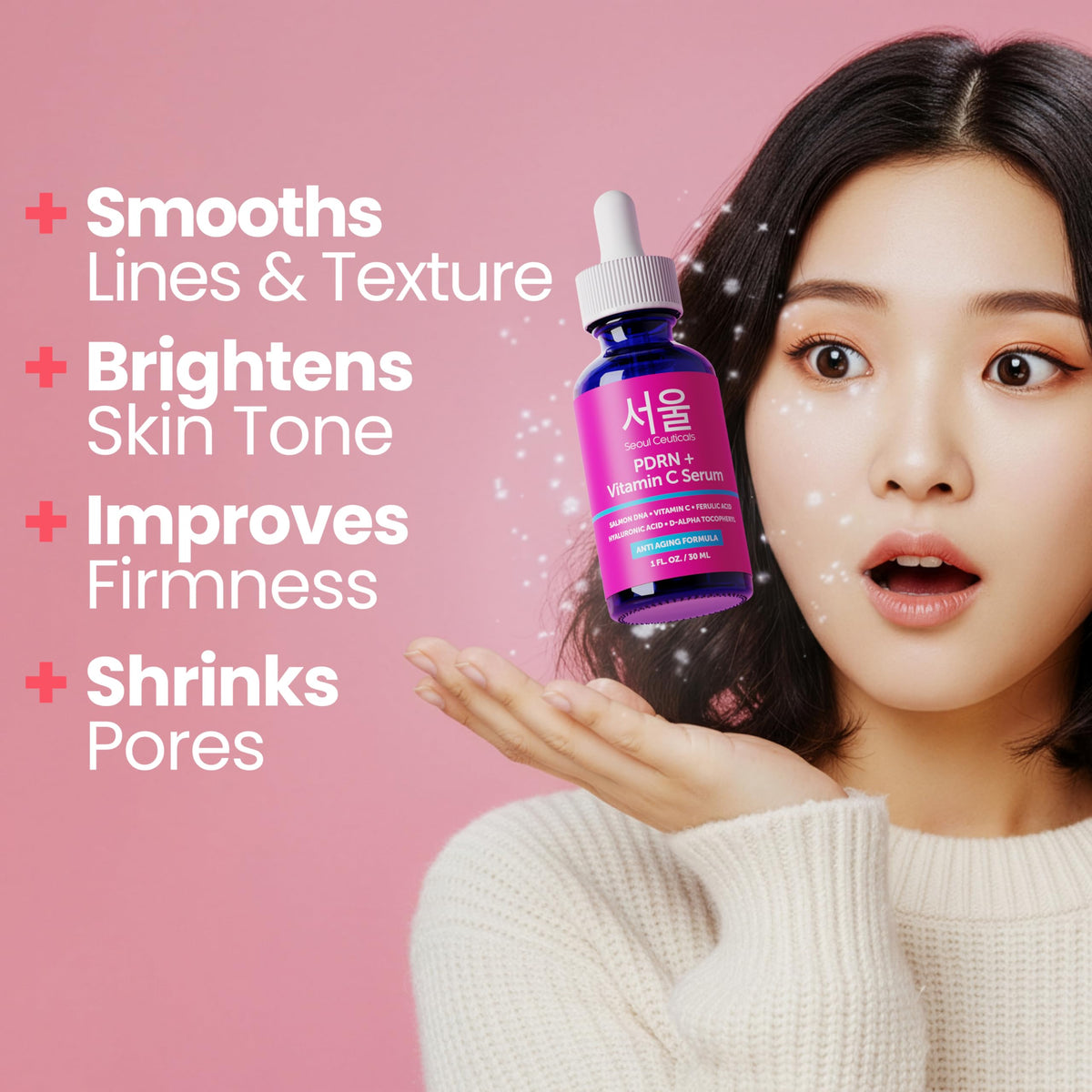 SeoulCeuticals PDRN Serum Salmon DNA Vitamin C Face Serum - SeoulCeuticals Official Imagery - 8
