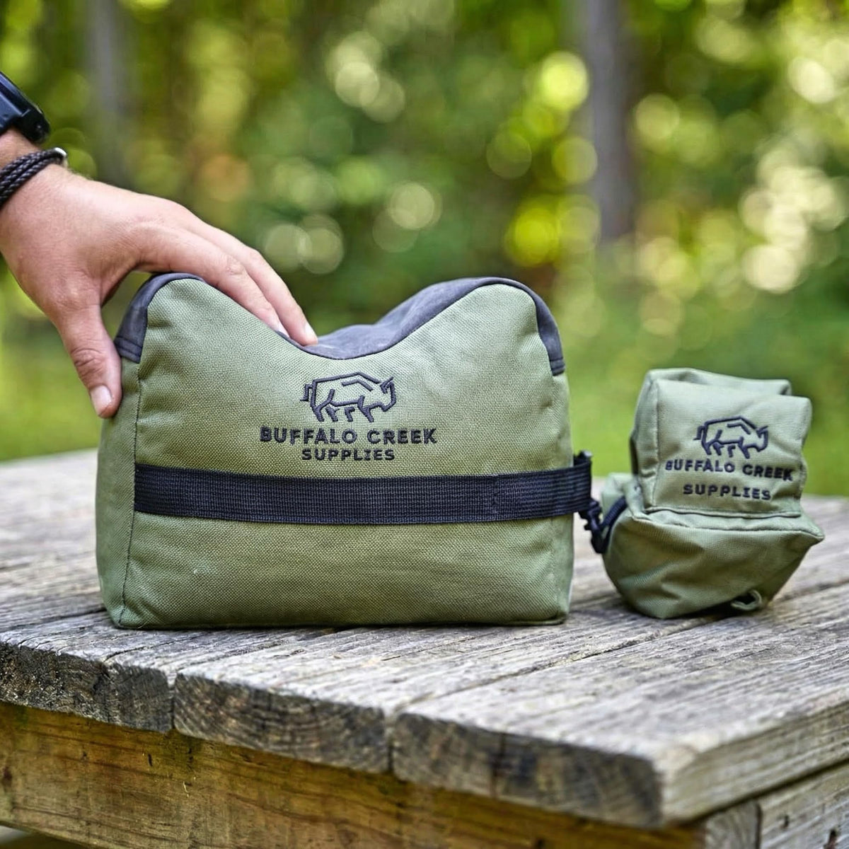 All Weather Durable Front and Rear Shooting Rest Bags Rifle - Buffalo Creek Supplies Official Imagery - 3