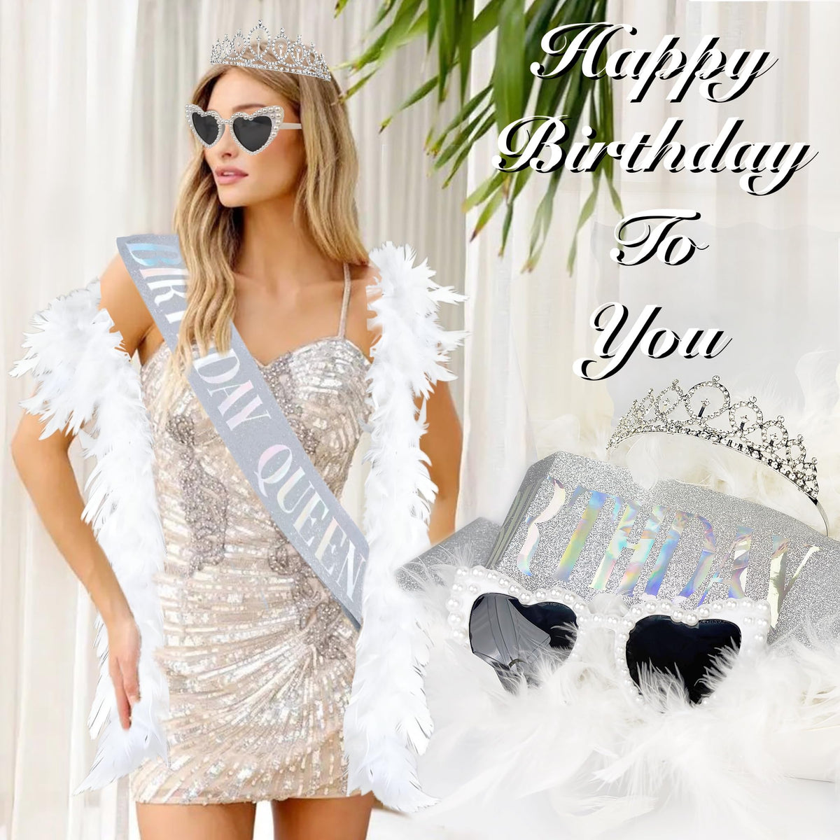 Birthday Queen Party Accessories Sash and Crown For Women - ARK Survivor Official Imagery - 7