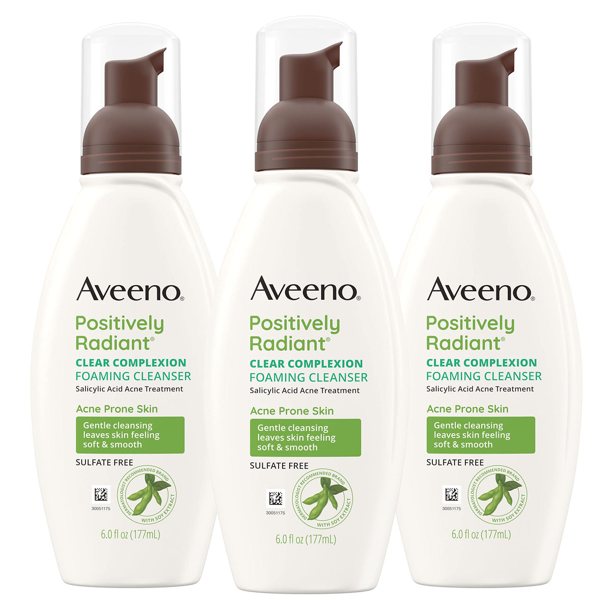 Aveeno Clear Complexion Foaming Oil Free Facial Cleanser - Aveeno Official Imagery - 1