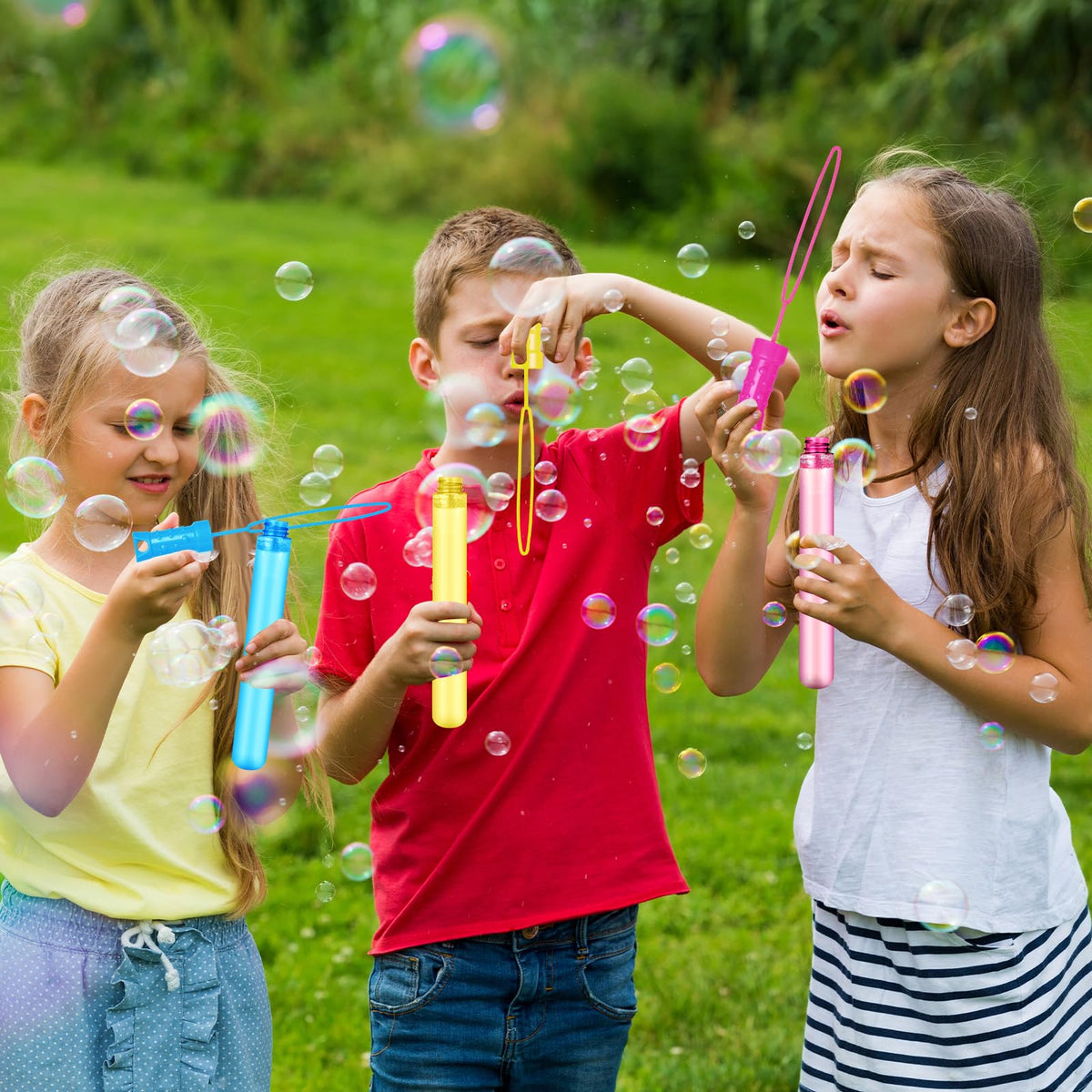48PCS Bubble Wands for Kids Bulk Bubble Wand for Kids Party - ShyLizard Official Imagery - 8