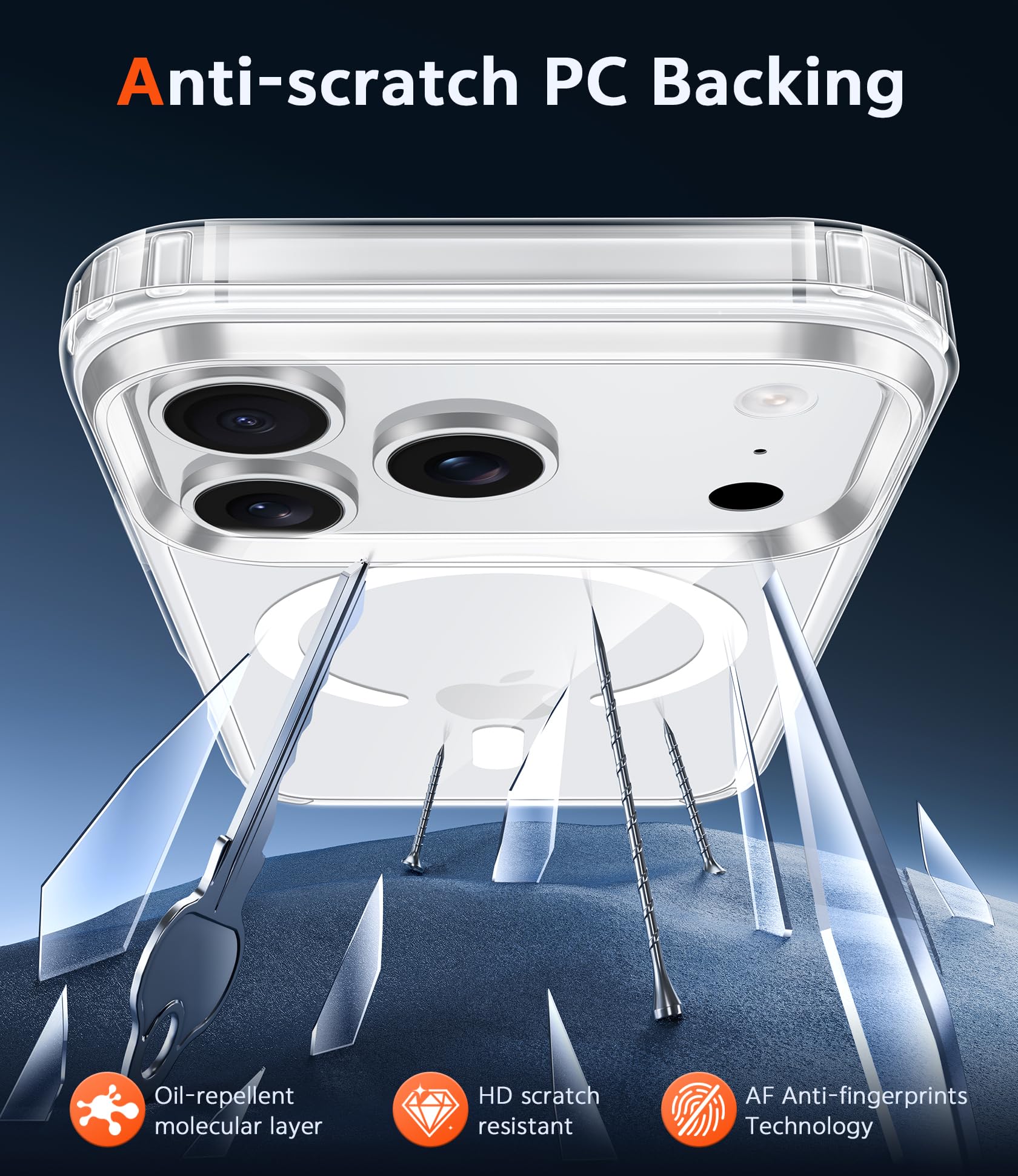 FNTCASE for iPhone 17 Pro - Max Case Compatible with Magsafe Clear - FNTCASE Official Product View 6