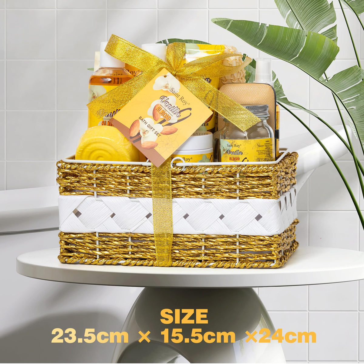 Large basket 25 pcs for Women Men Gifts Vanilla Honey Almond - Saint Roy Official Imagery - 6