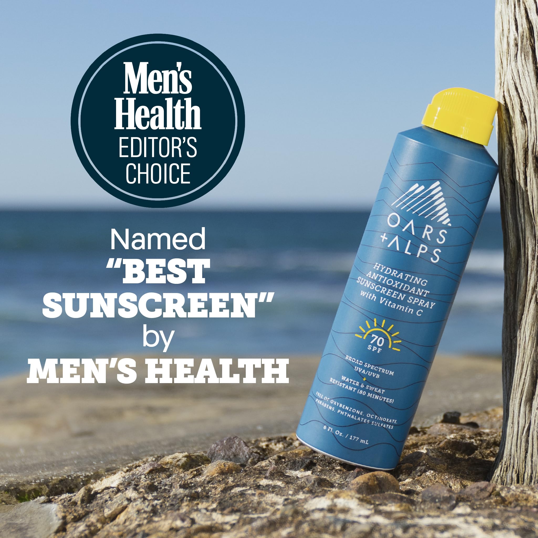 Oars Alps SPF 70 Body Sunscreen Spray Clear Lightweight 2pk - Oars + Alps Official Imagery - 4