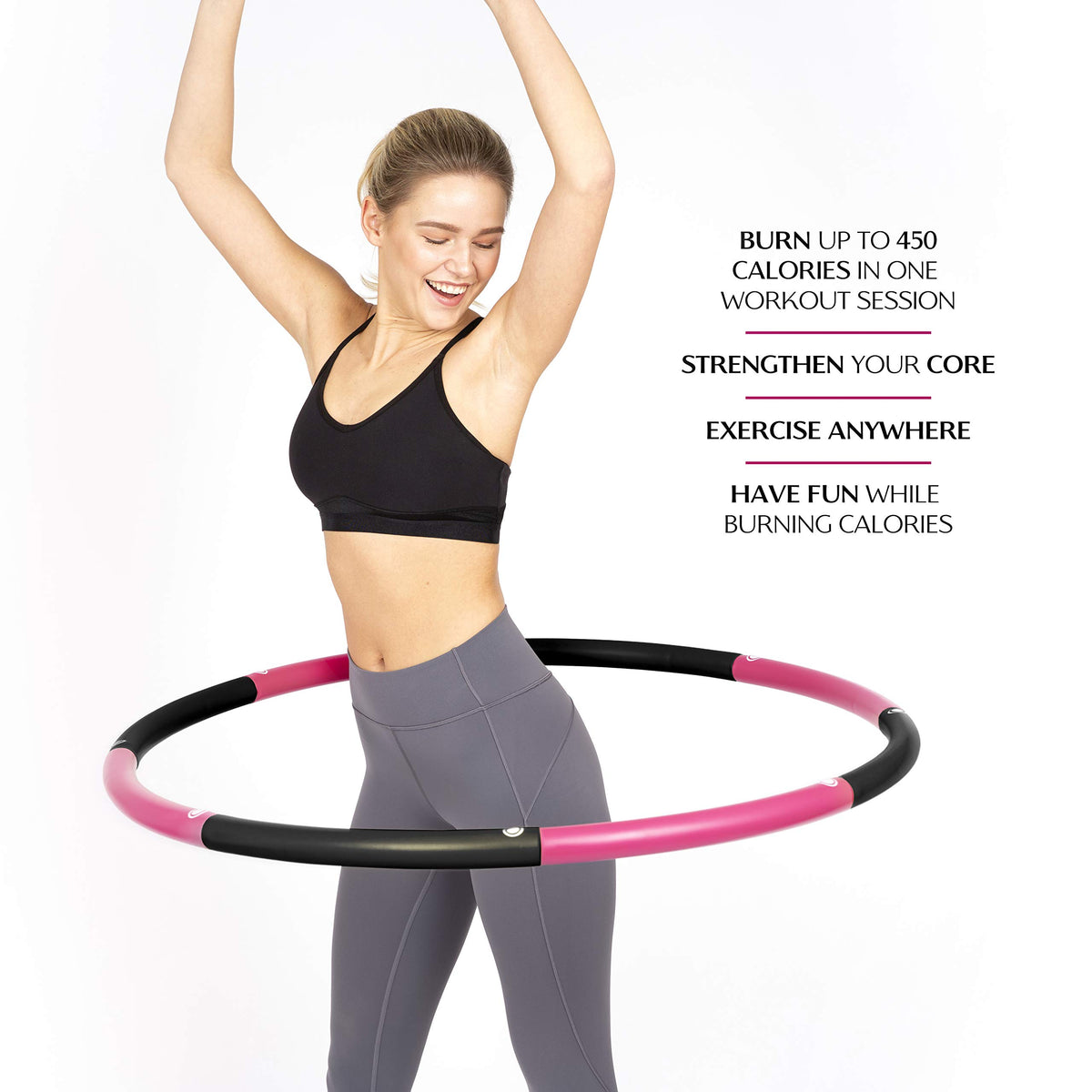 Exercise Fitness Hoop for Adults - HEALTHYMODELLIFE Official Imagery - 4