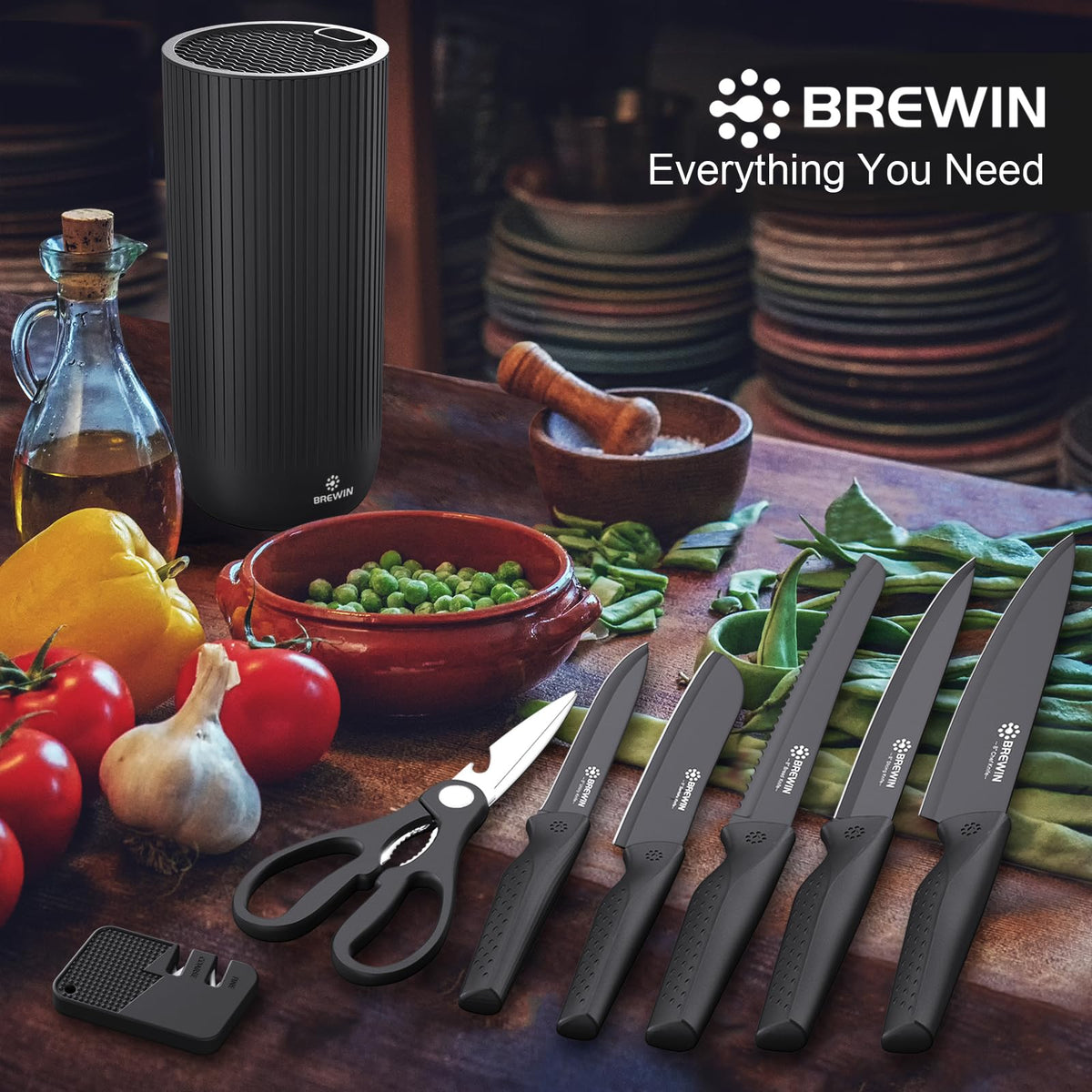 Knife Set Brewin Kitchen Knife Set Knives Set for Kitchen - Brewin Official Imagery - 3