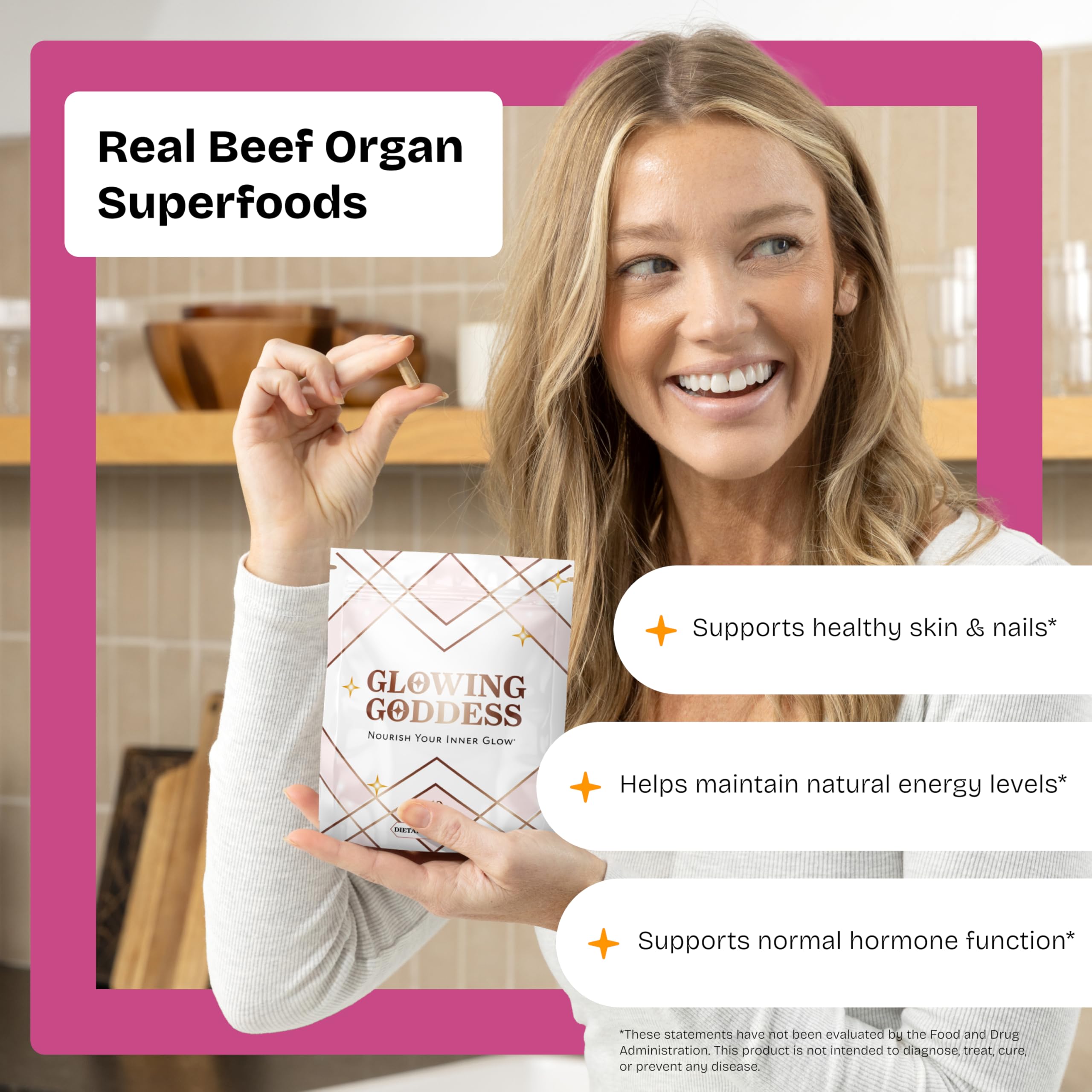 Glowing Goddess Female-Optimized Beef Organ Superfood | Made In T - Glowing Goddess Official Product View 6