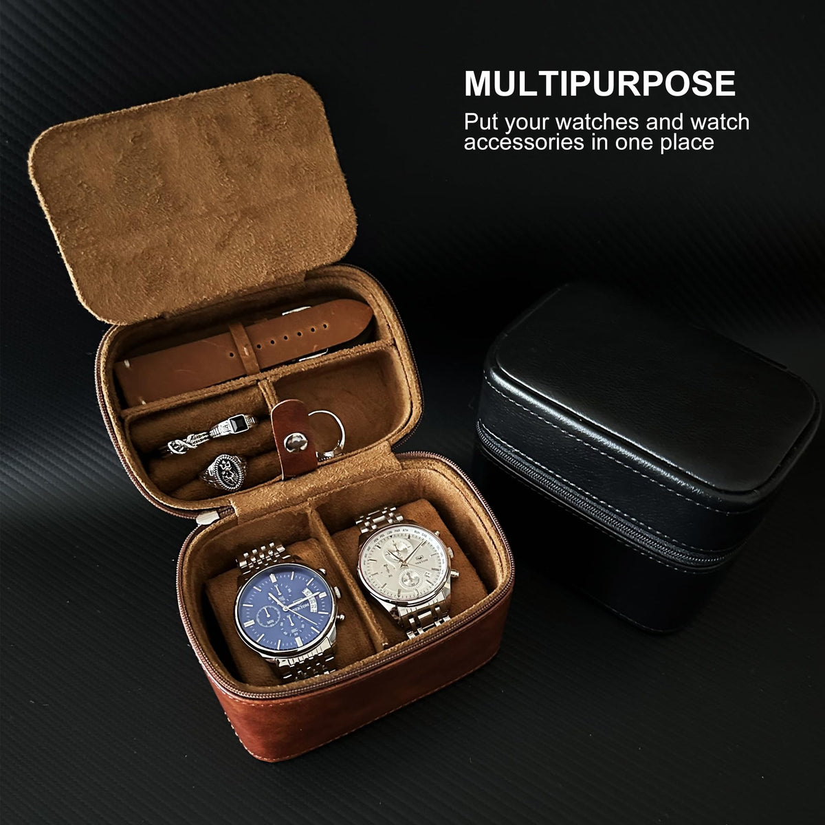 Longjet Watch Travel Case Men and Women with Small Jewelry - LONGJET CRAFTING THE CORE LJ Official Imagery - 4
