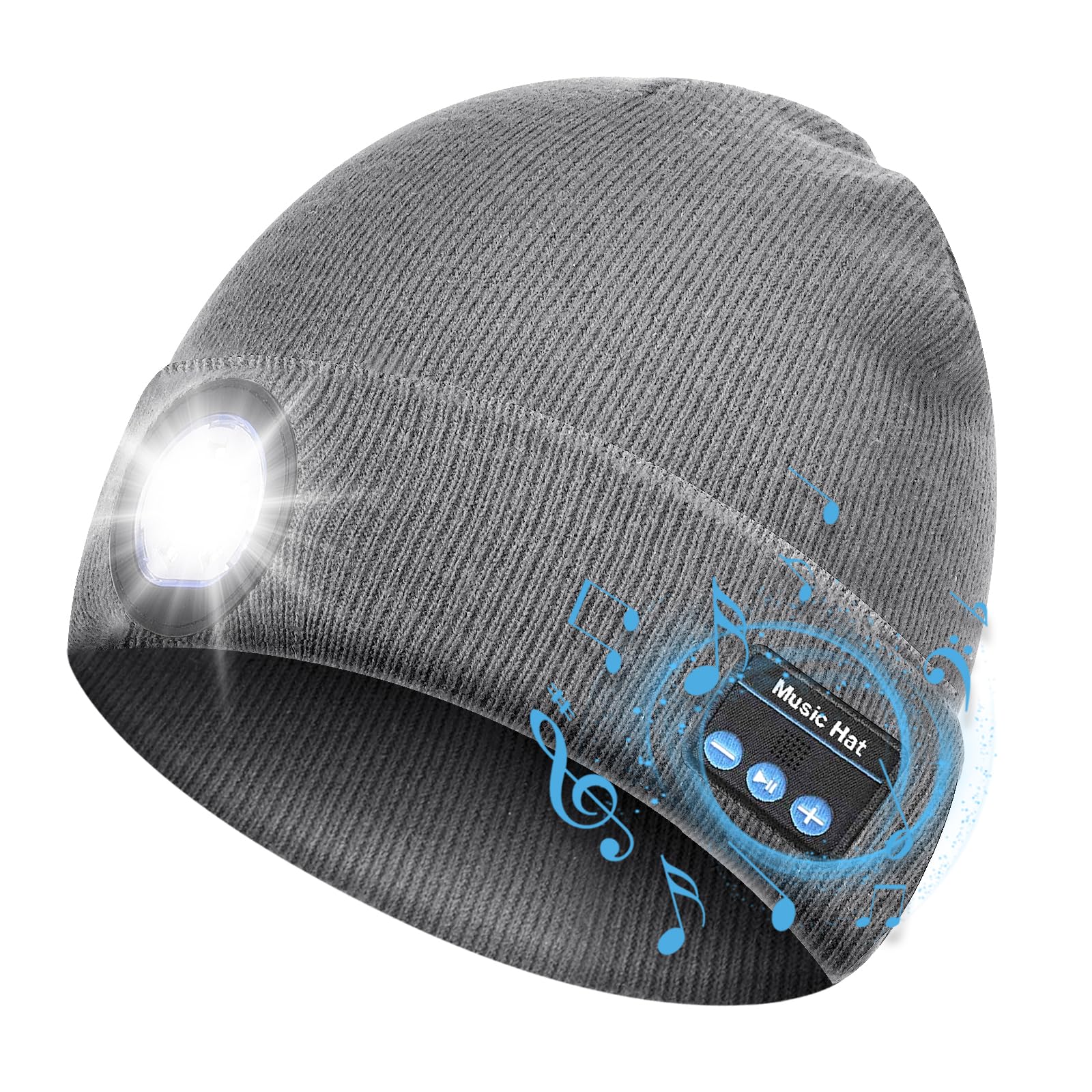 Lenski Stocking Stuffers Gifts for Men Bluetooth Beanie Hat with Speakers - Lenski Official Product View 8