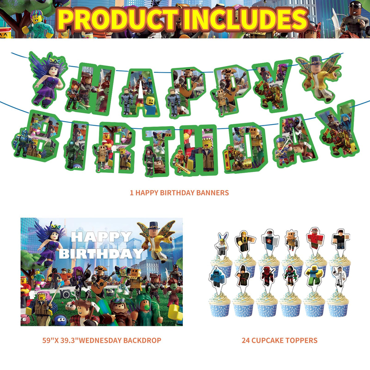 Birthday Party Decorations - LENEYIZIE Official Imagery - 3