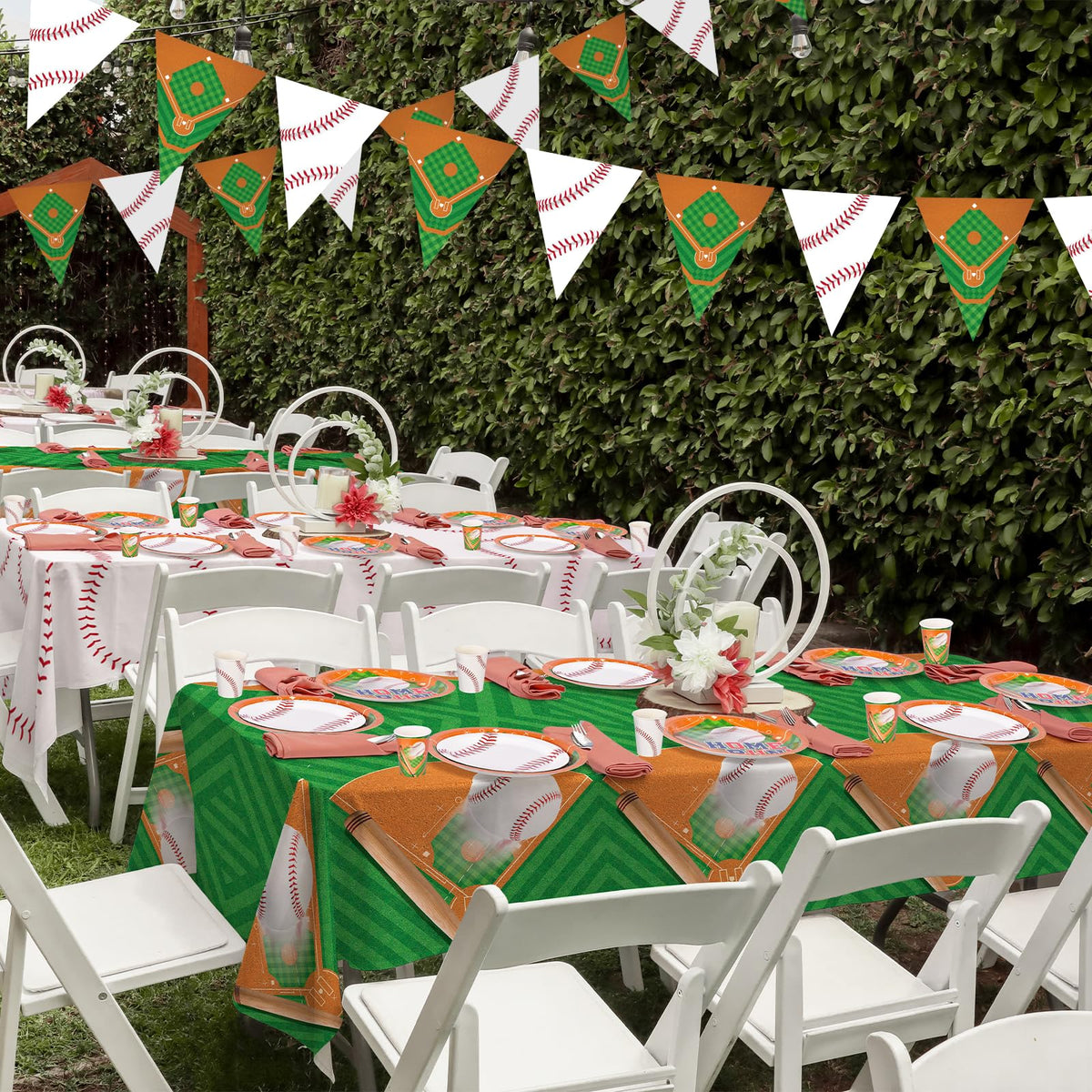 Baseball Party Supplies Kit for 24 - Gatherfun Official Imagery - 6