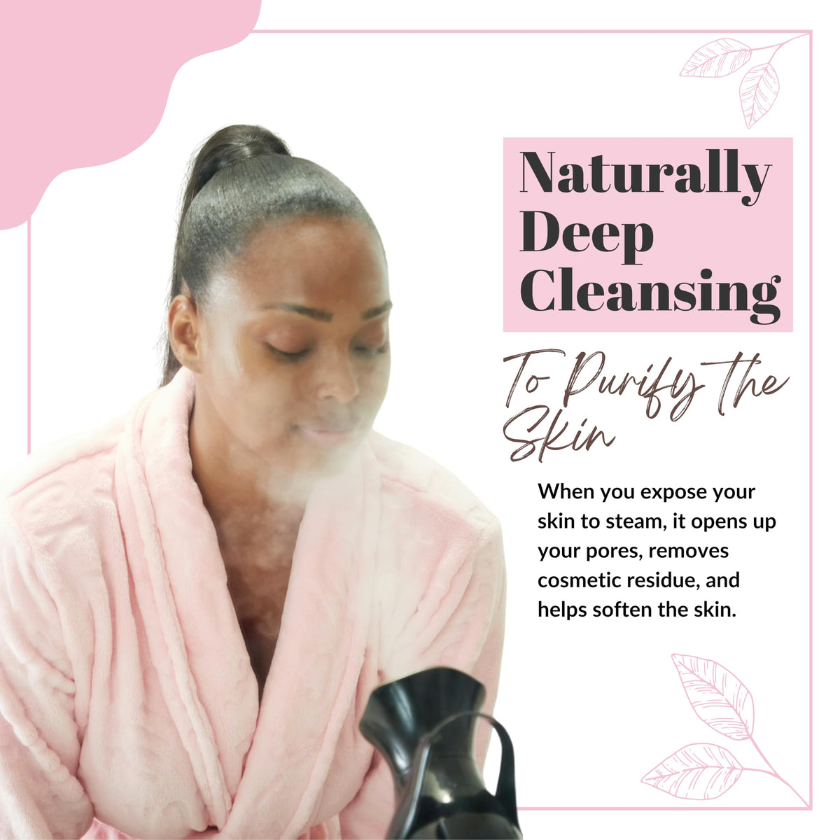 Rude Gal Beauty Facial Steamer for Deep Cleansing Humidifier - Rude Gal Beauty LLC. Official Imagery - 4