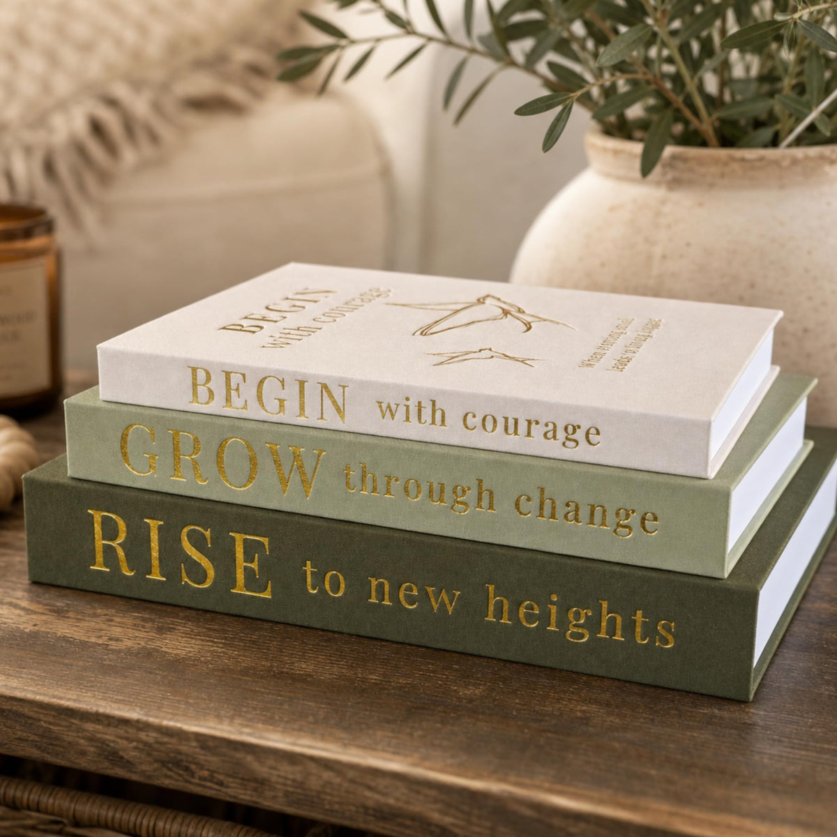 Decorative Books for Home Decor - AVIDA Home Collection Official Imagery - 1