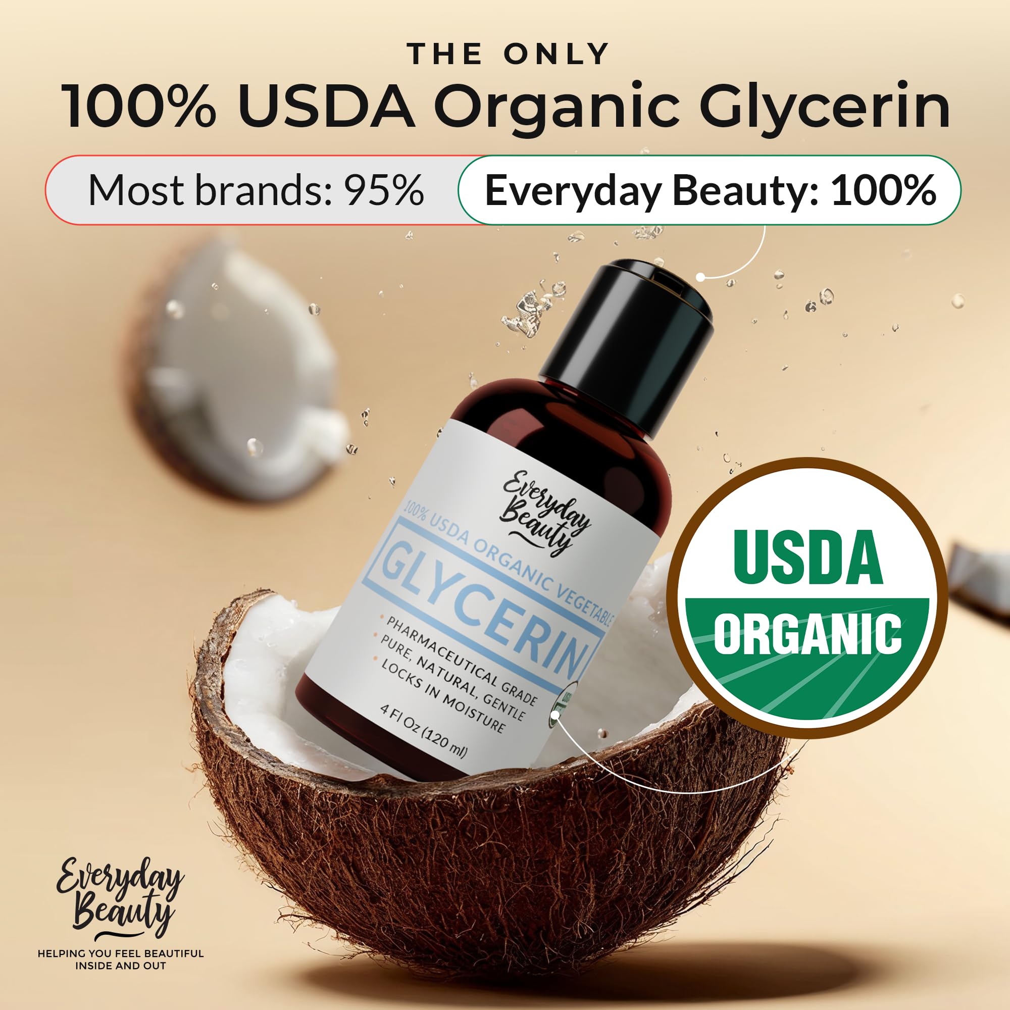 100% Organic Glycerin - Everyday Beauty Helping You Feel Beautiful Inside And Out