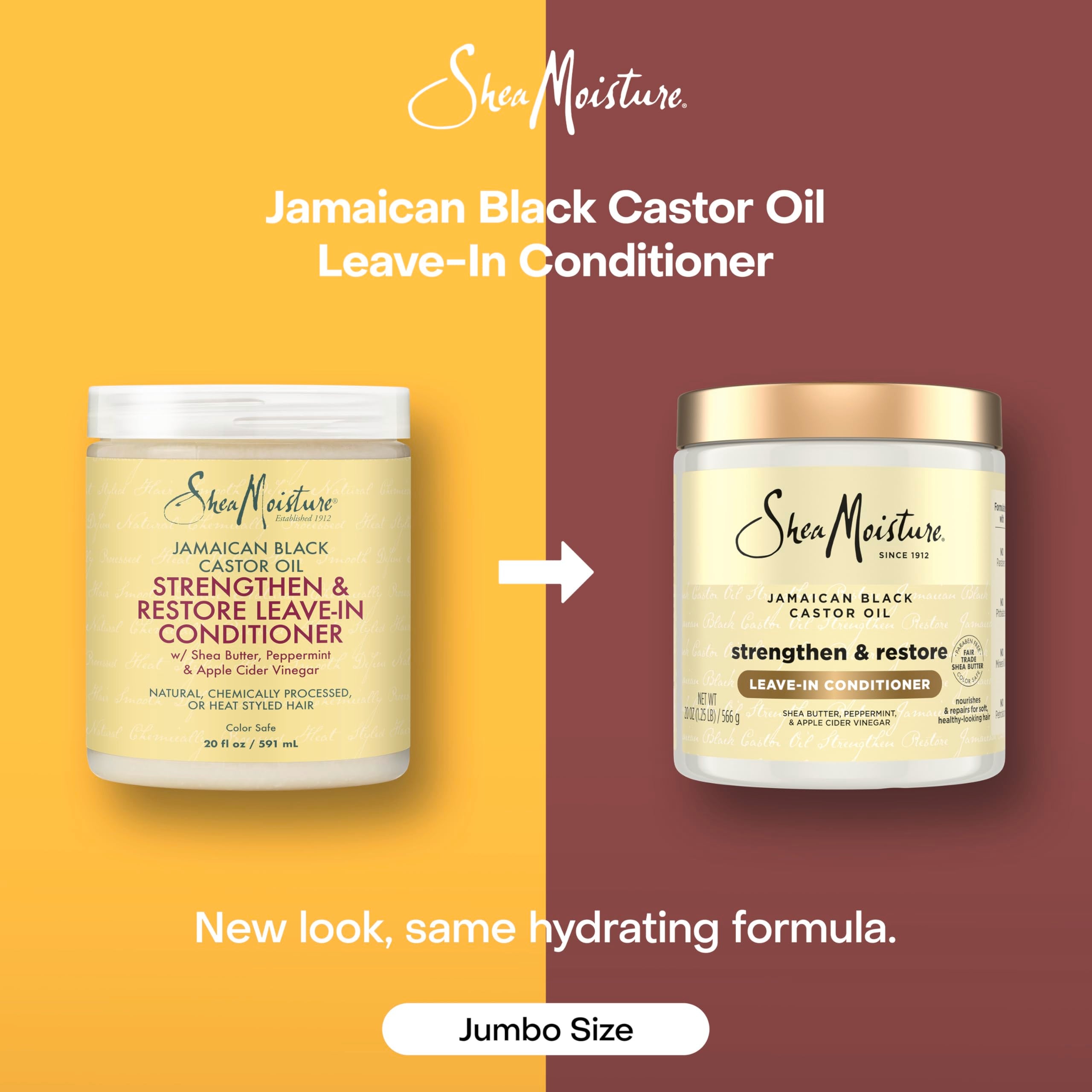 Elefair Tech SHEA MOISTURE JBCO LEAVE IN COND STRNGTH+RESTORE 20 FL.OZ - Elefair Tech Official Product View 4