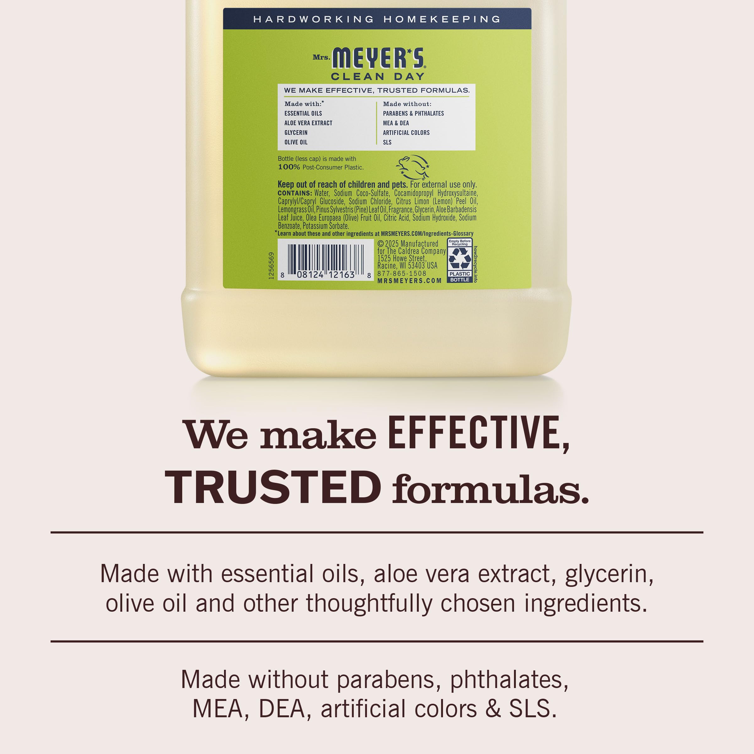 Mrs. Meyer's Clean Day, Hand Soap Refill, Lemon Verbena Scent,... - Elefair Tech Official Product View 6