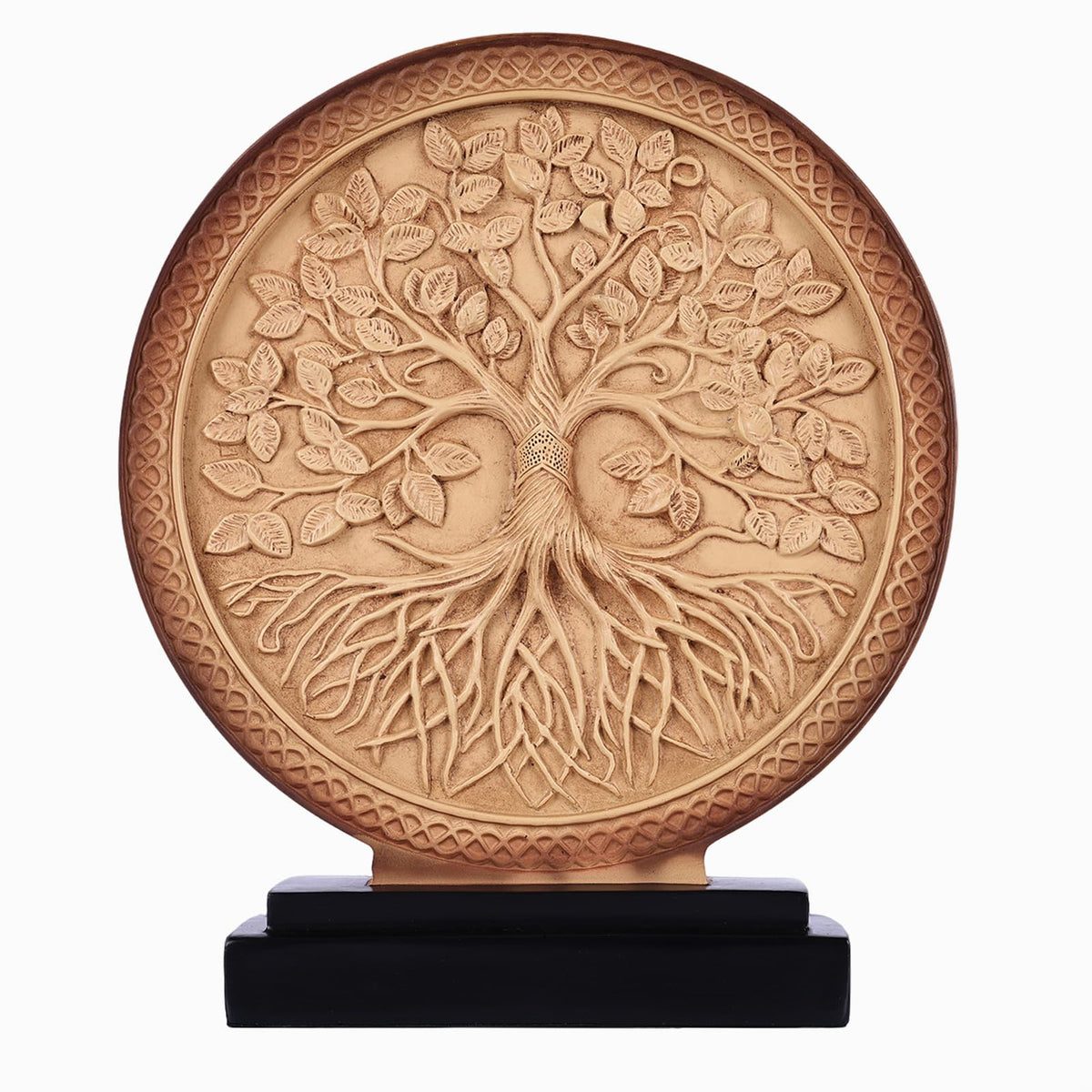 Abstract Tree of Life Decorative Sculpture Soft Yellow Home - DOVDOV Official Imagery - 1