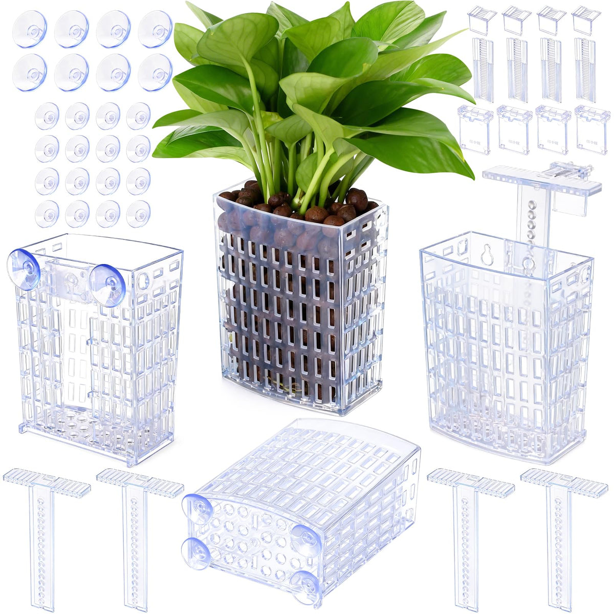 2026 Latest Upgraded Aquarium Plant Holder Adjustable Height - Borlech Official Imagery - 1