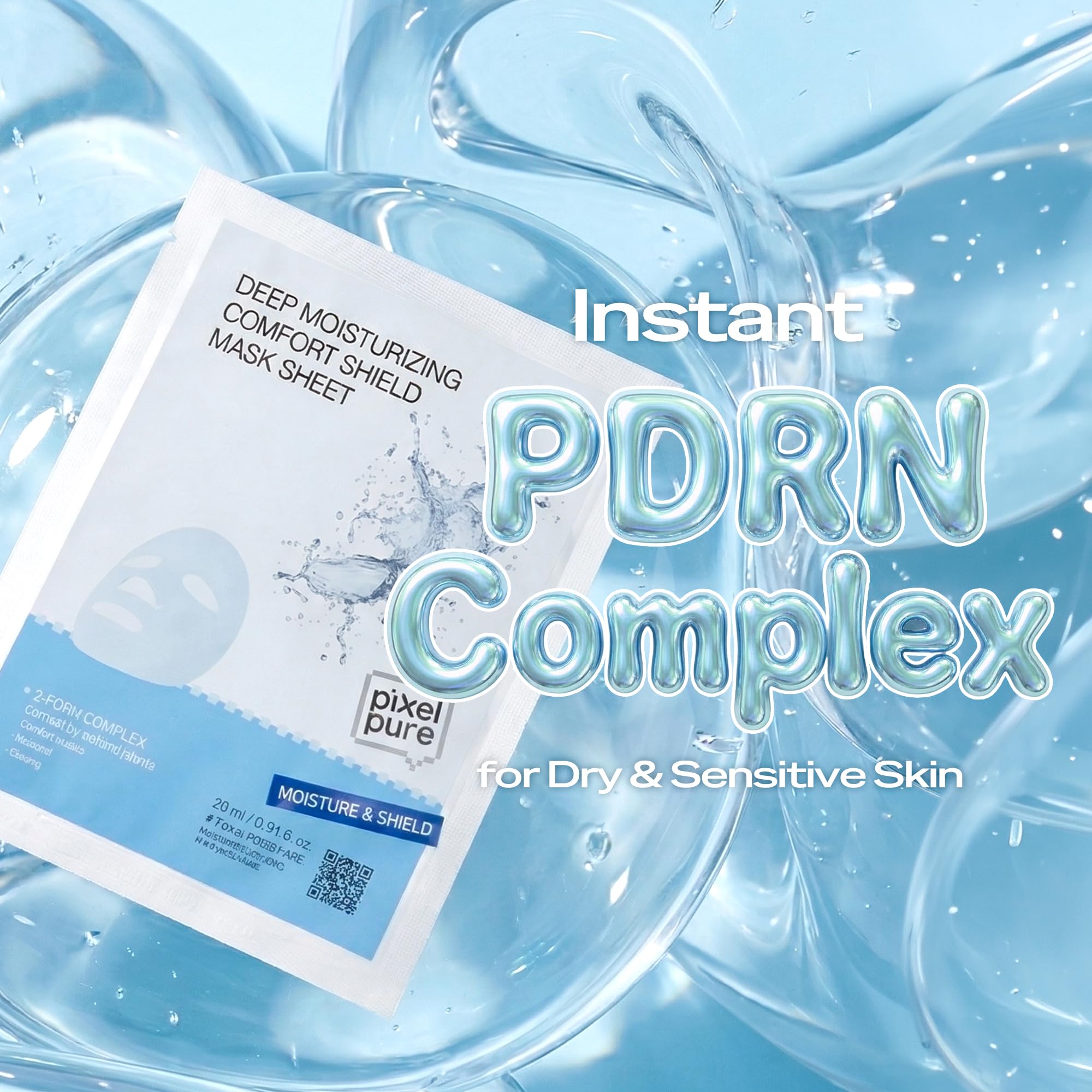Deep Moisturizing Comfort Shield PDRN Sheet Mask (1 Sheet) - PIXELPURE