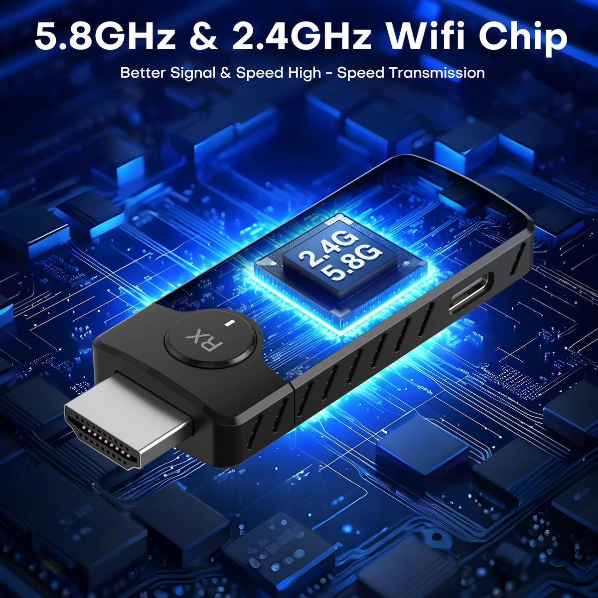 Wireless HDMI Transmitter and Receiver for Streaming Kit - ZOCIBIHI Official Imagery - 5