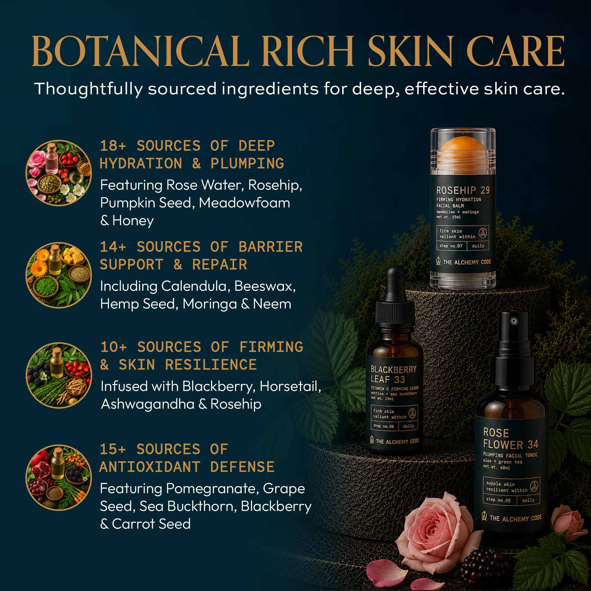Valiant System Hydration 3-Step Botanical Skincare Ritual - The Alchemy Code