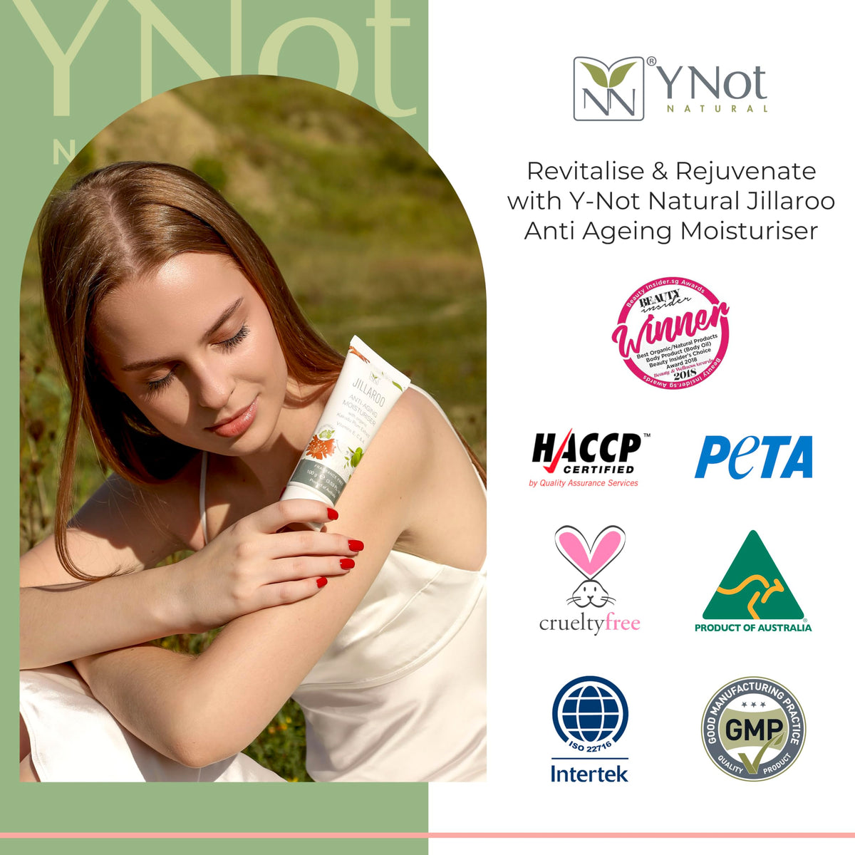 Y Not Natural Vitamin C Anti Aging Face Moisturizer Kakadu - Y Not Natural Official Imagery - 7