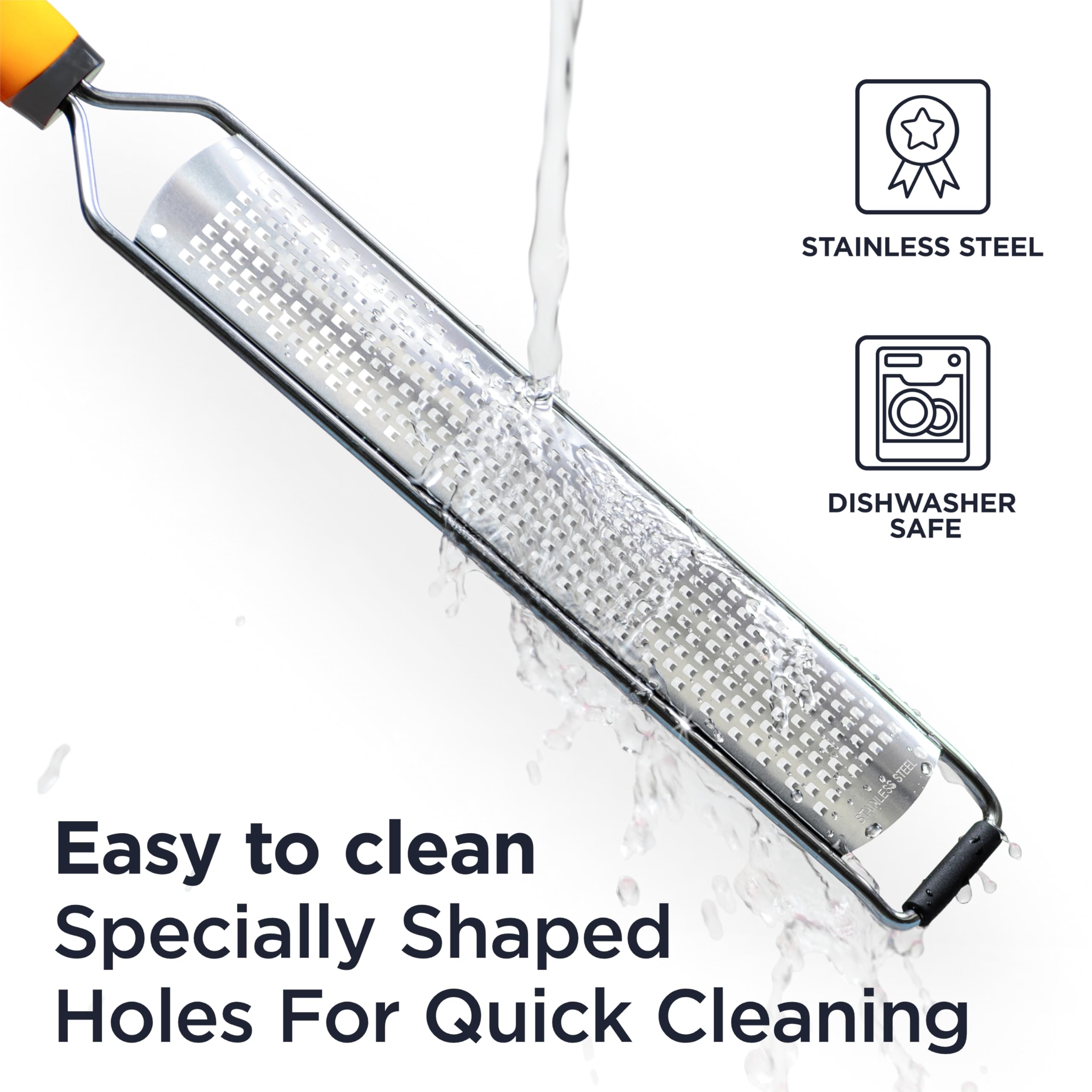 Deiss PRO Lemon Zester & Heavy Duty Grater - Parmesan, Garlic, Nu - Deiss Official Product View 5