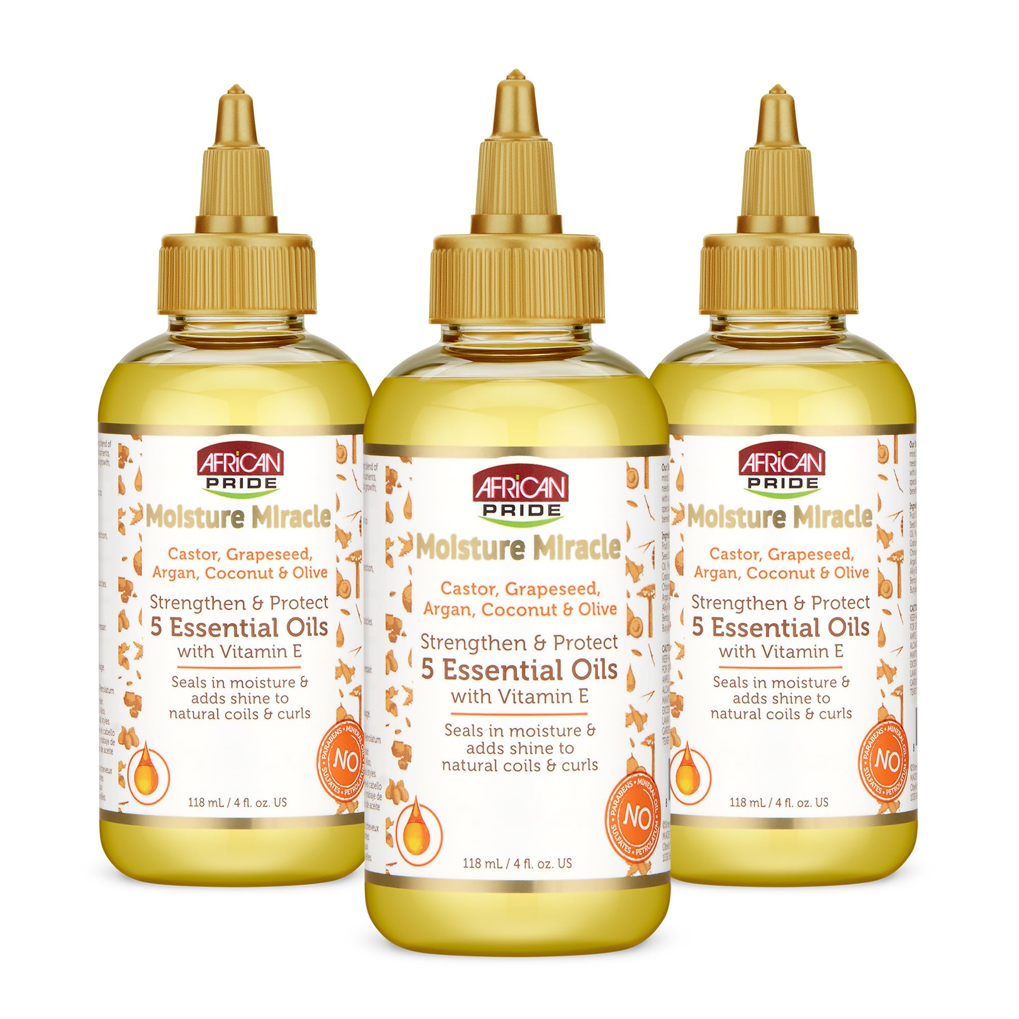 African Pride Moisture Miracle 5 Essential Hair Oils - African Pride Official Product View 10