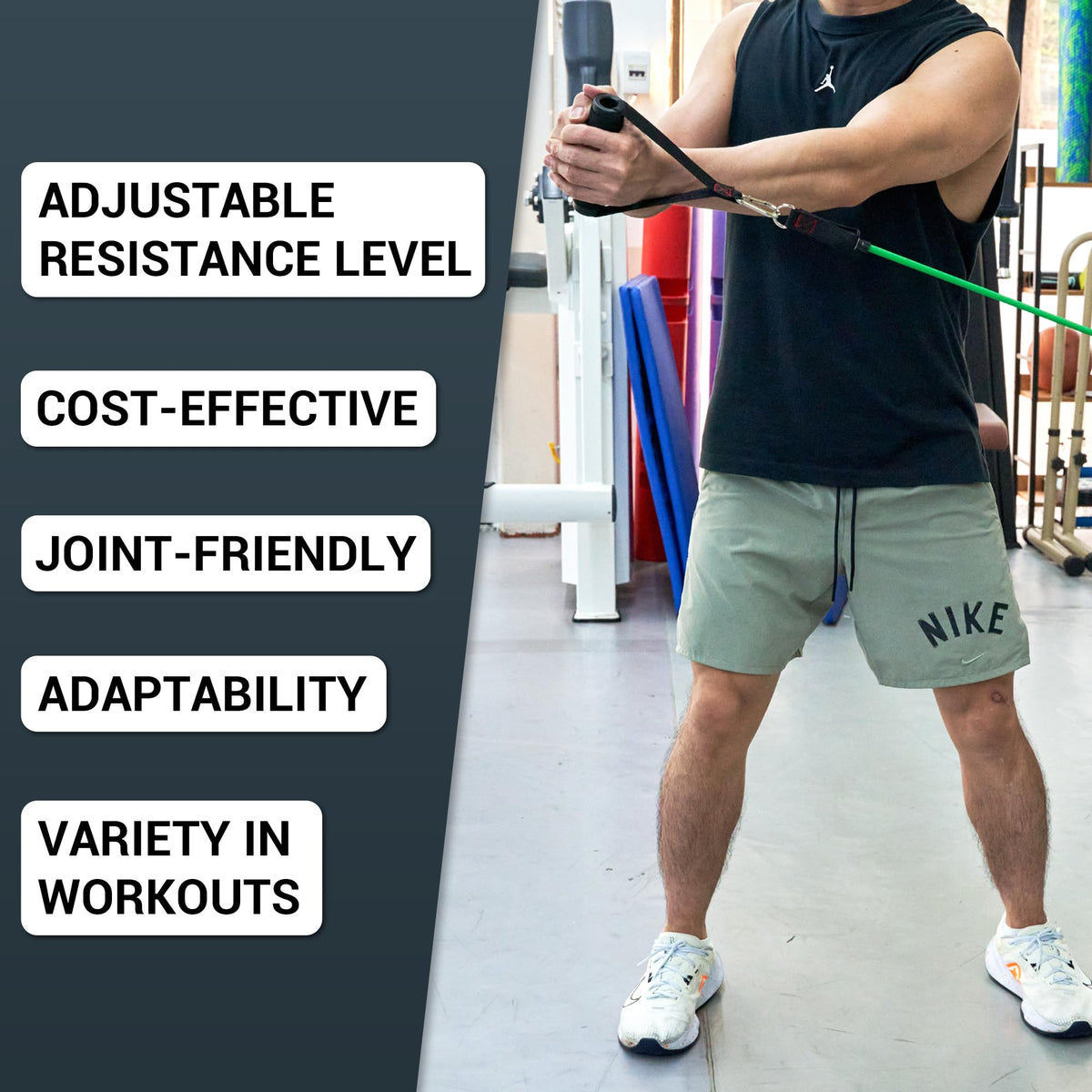 TheFitLife Resistance Bands Set with Handles Door Anchor and - TheFitLife Official Imagery - 5