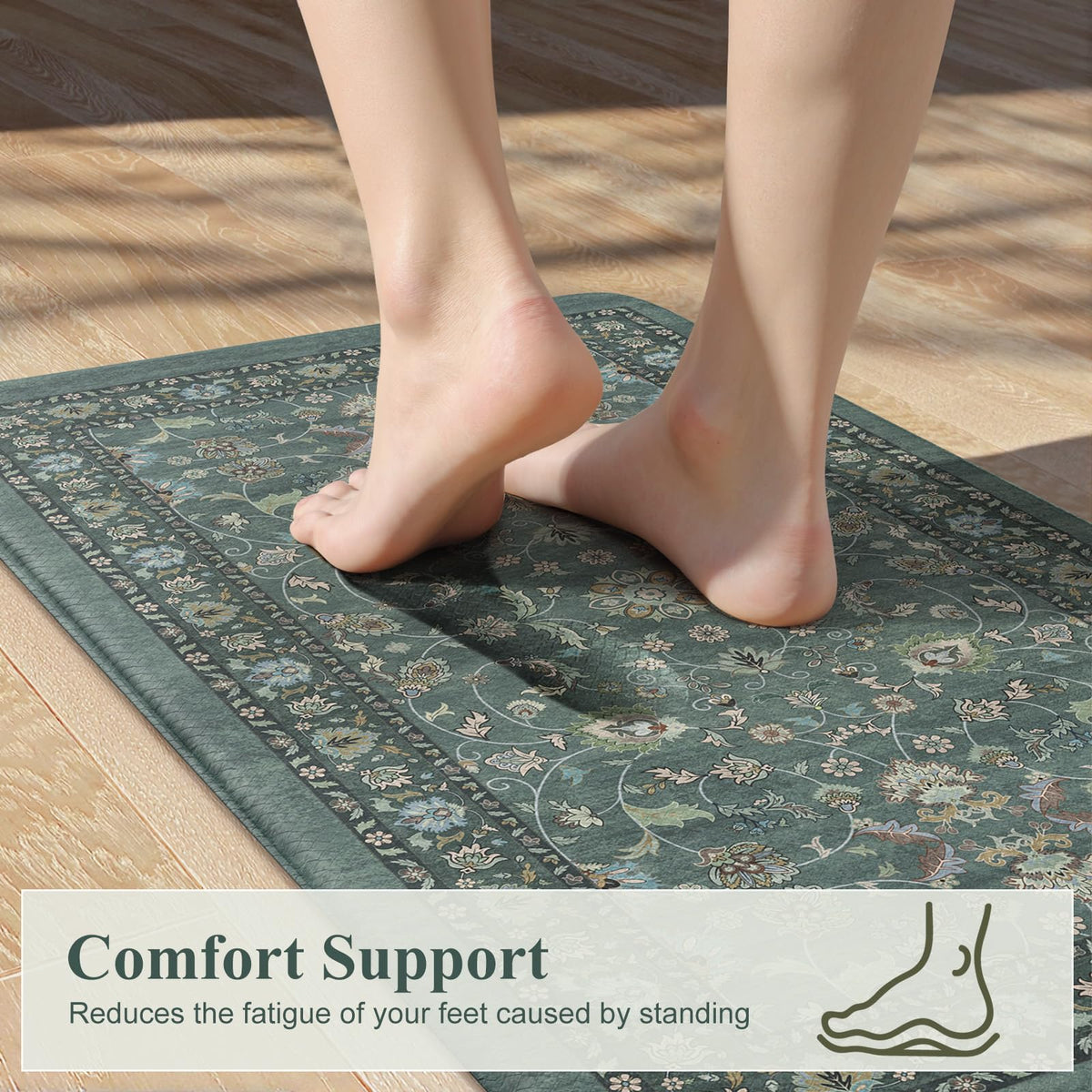 KIMODE Kitchen Mats for Floor Cushioned Anti Fatigue Kitchen - KIMODE Official Imagery - 4