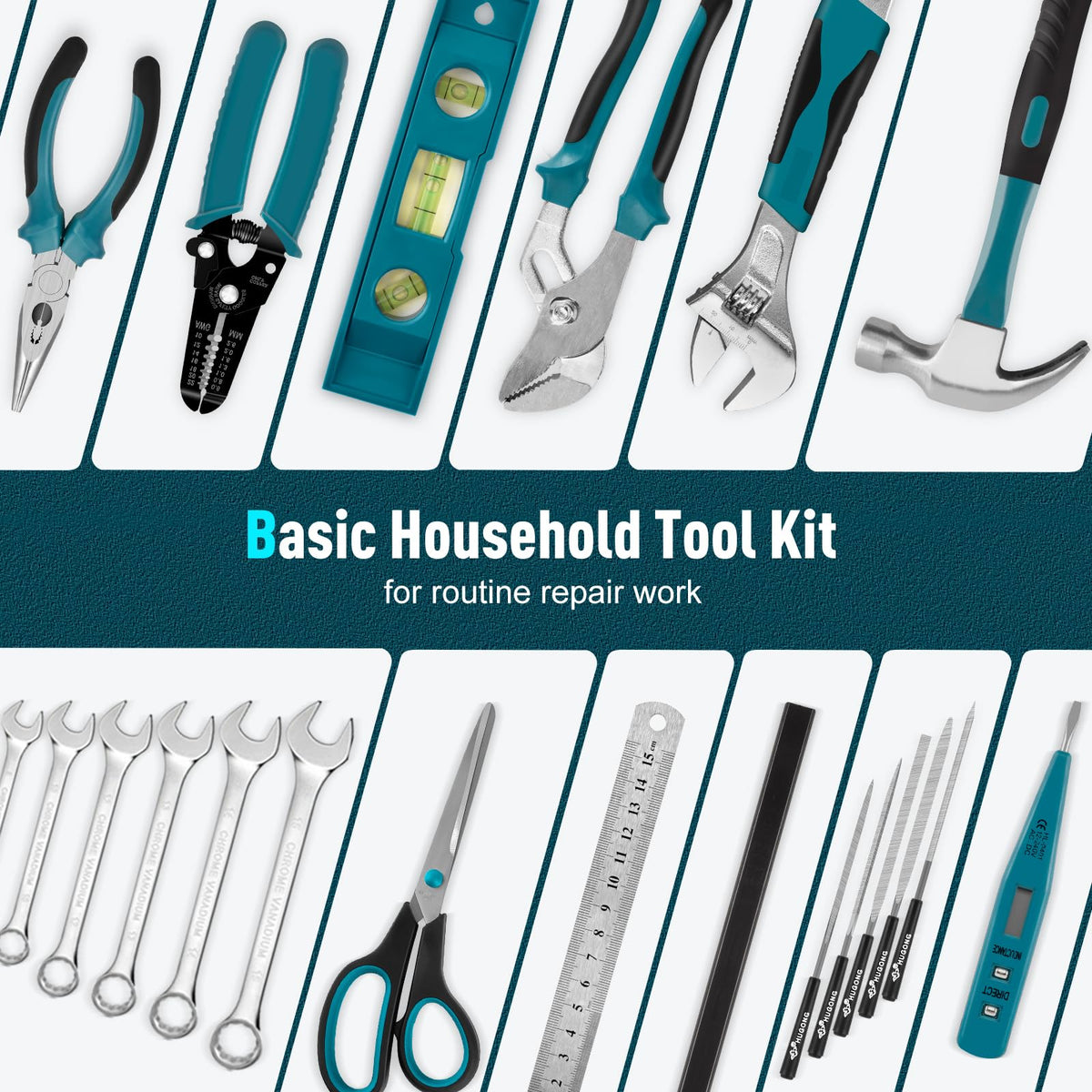 Sundpey 379 Pcs Portable Complete Home and Auto Tool Kit - Sundpey Official Imagery - 6