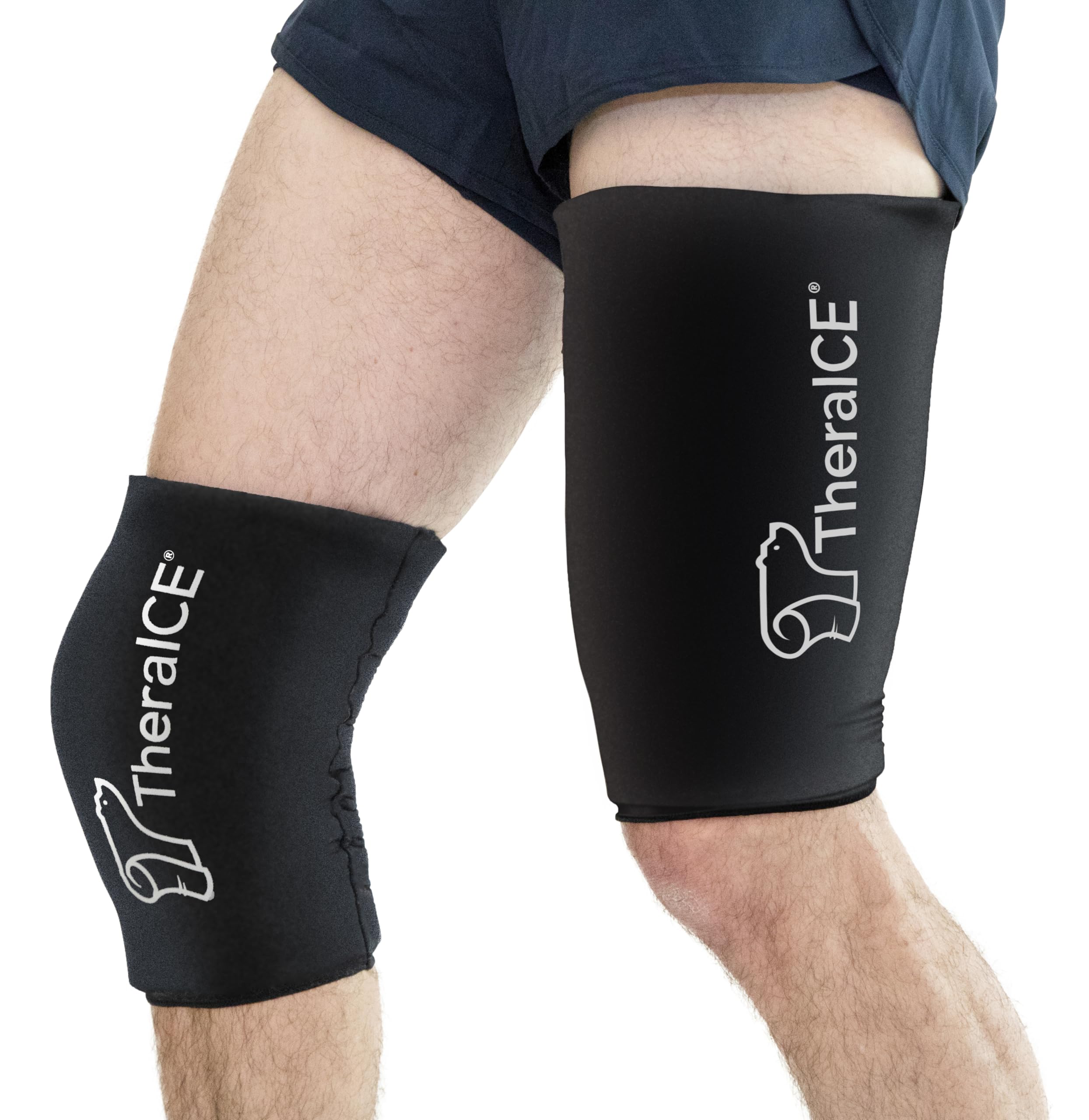 TheraICE Knee Ice Pack Wrap, Knee Brace for Women Men, Compression Sleeve