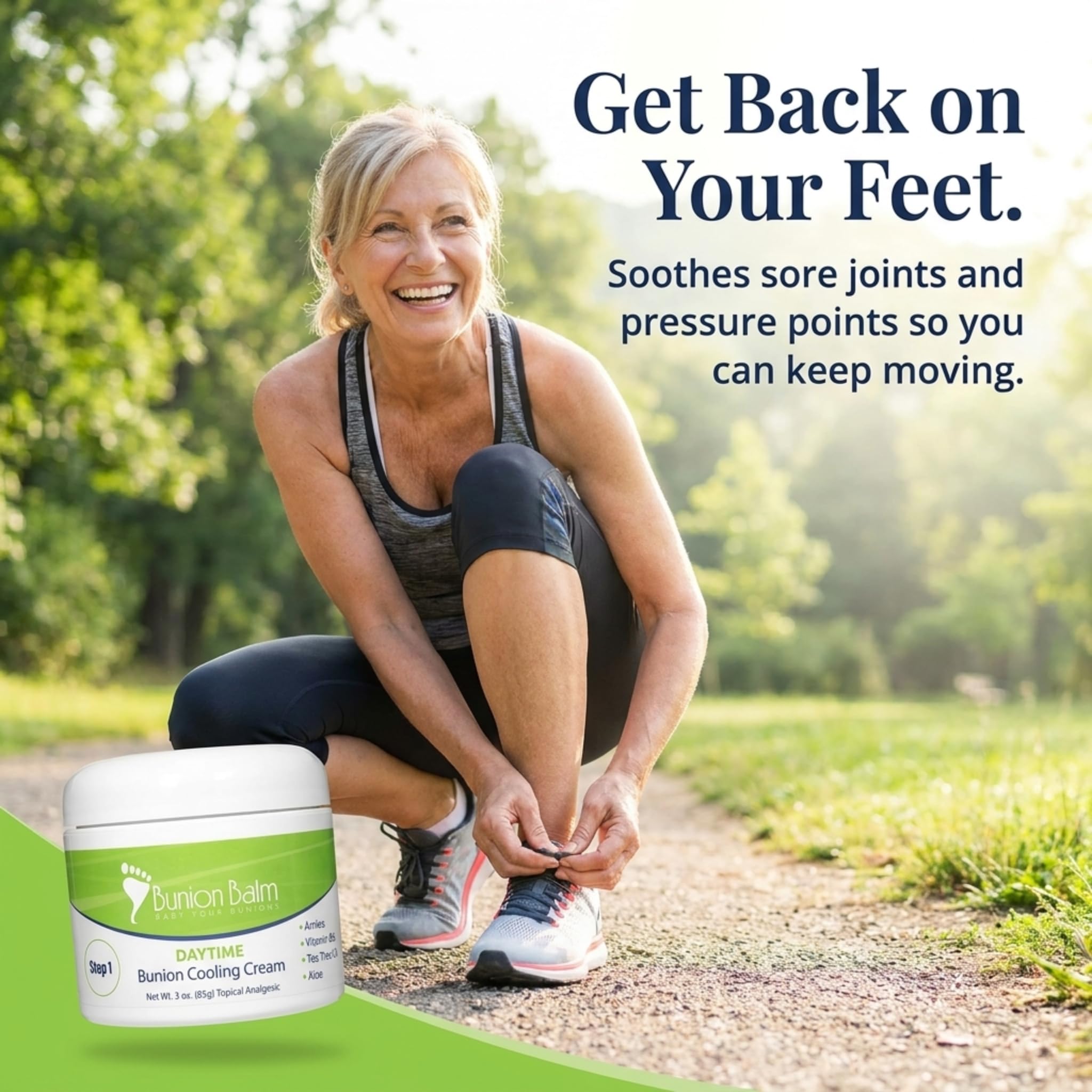 Bunion Balm Day Cream with Arnica & Menthol by Bunion Bootie